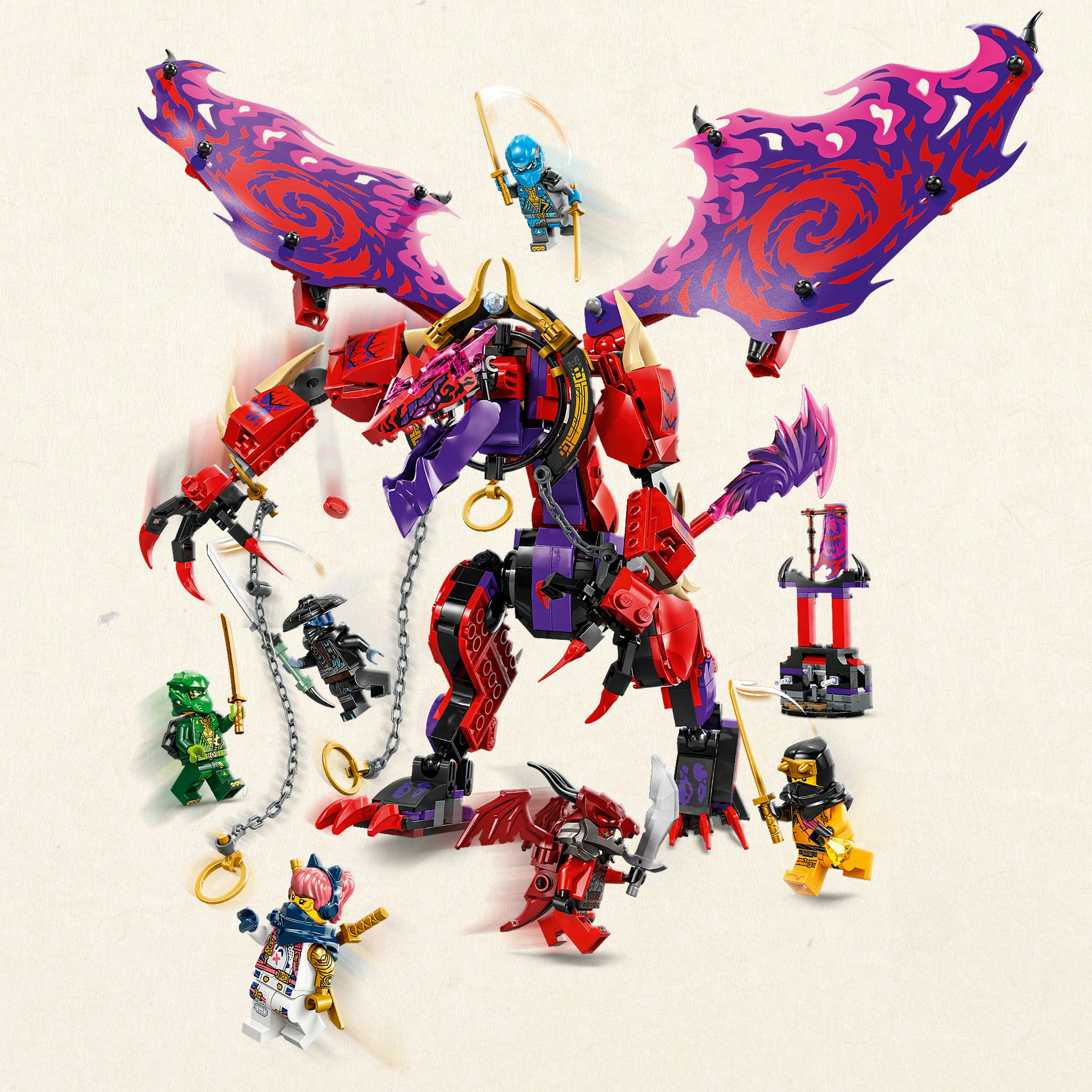 Lego Ninjago Dragão do Caos: Canino do Trovão Lego Ninjago 4