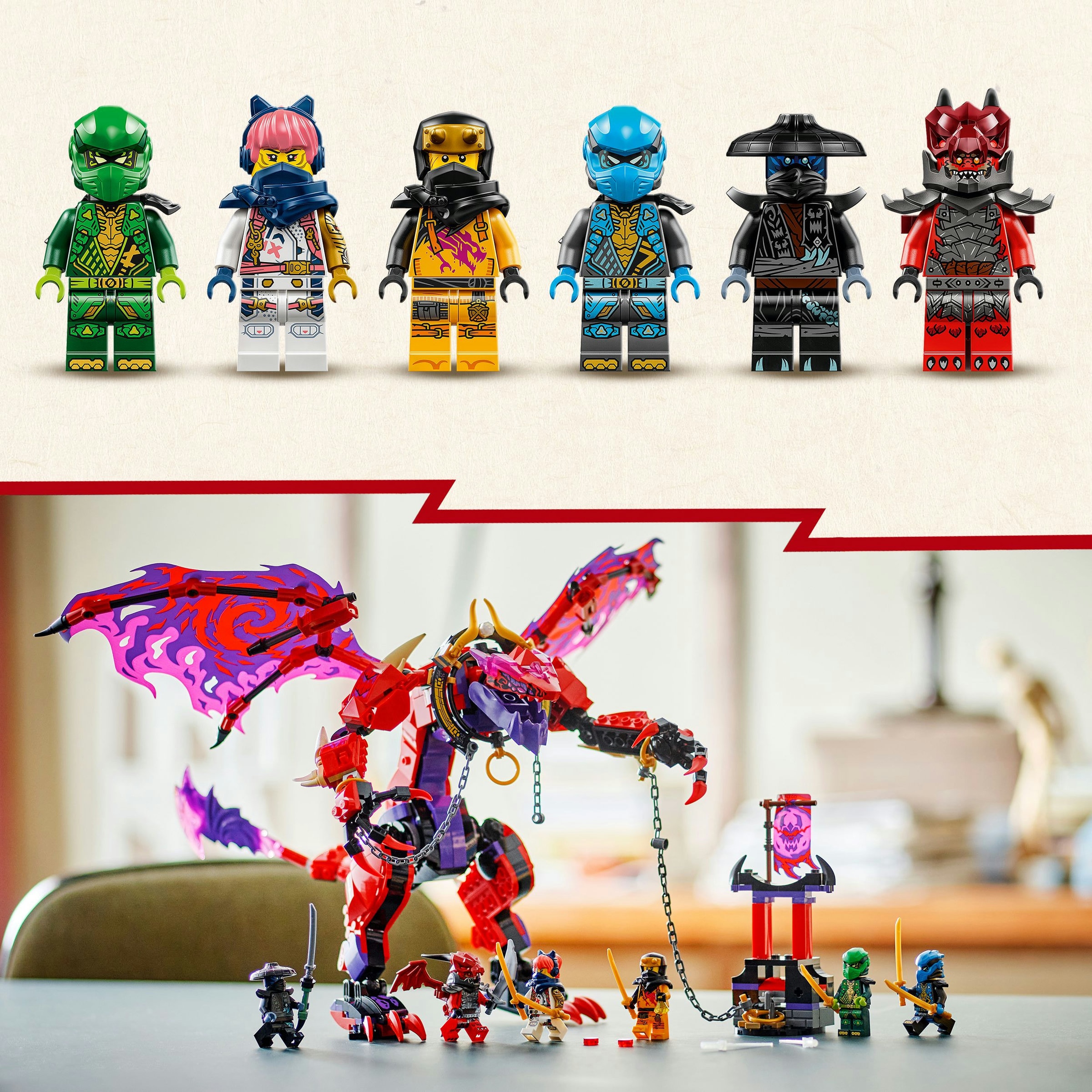 Lego Ninjago Dragão do Caos: Canino do Trovão Lego Ninjago 6