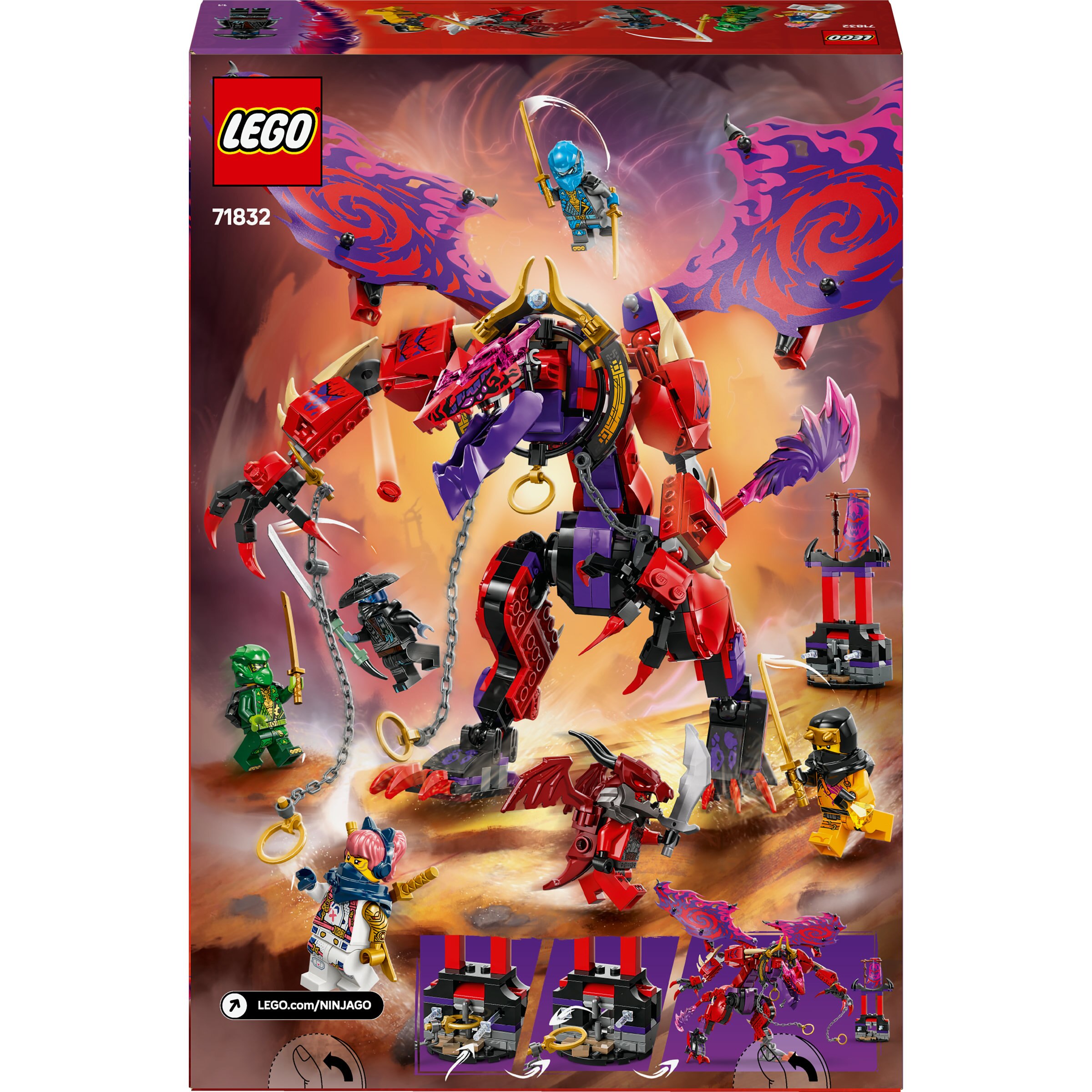 Lego Ninjago Dragão do Caos: Canino do Trovão Lego Ninjago 8
