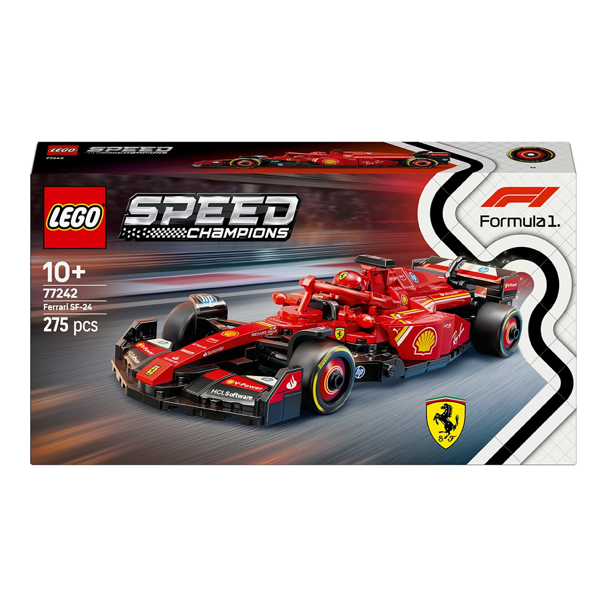Imagen 0 de Juego de construcción Coche de Carreras Ferrari SF-24 F1® LEGO Speed Champions - 77242