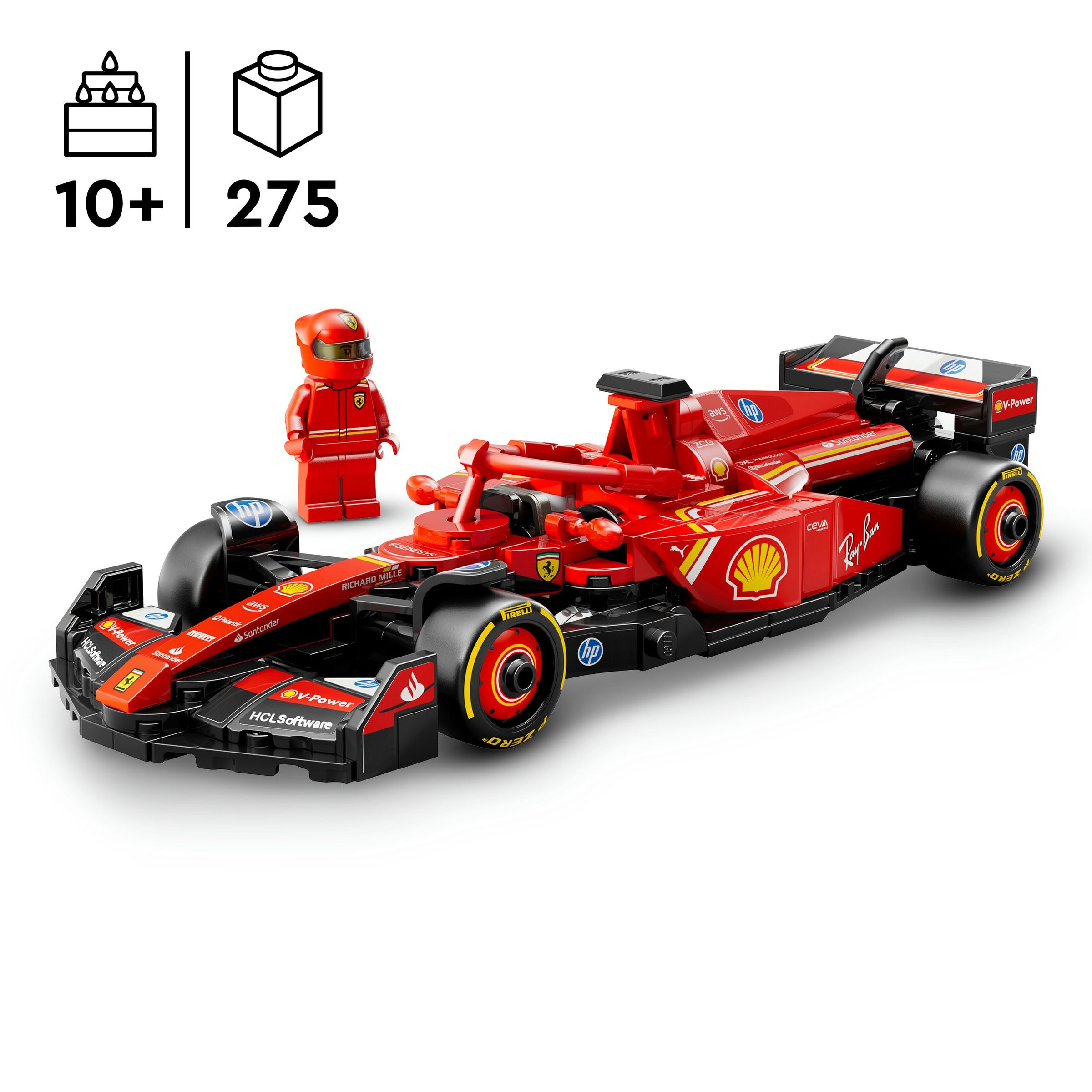 Juego de construcción Coche de Carreras Ferrari SF-24 F1® LEGO Speed Champions - 77242 4