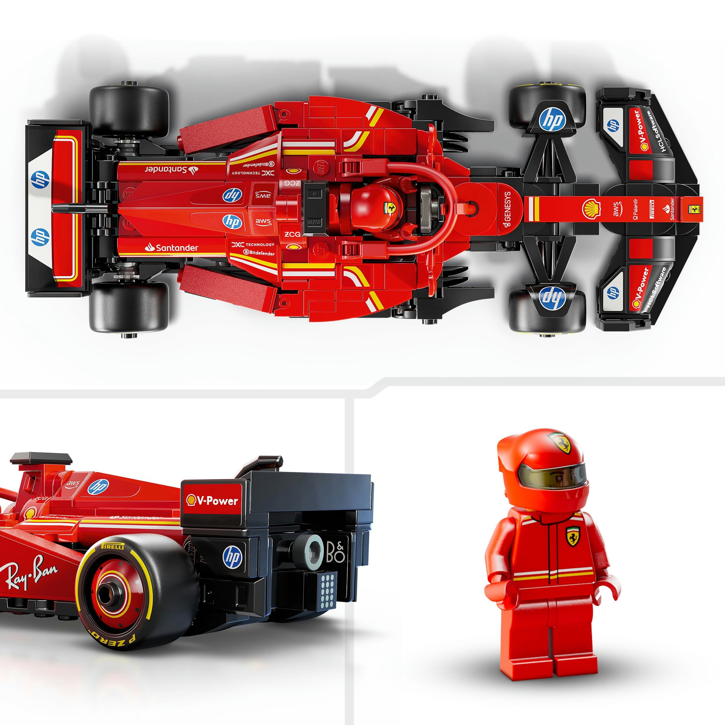Juego de construcción Coche de Carreras Ferrari SF-24 F1® LEGO Speed Champions - 77242 6