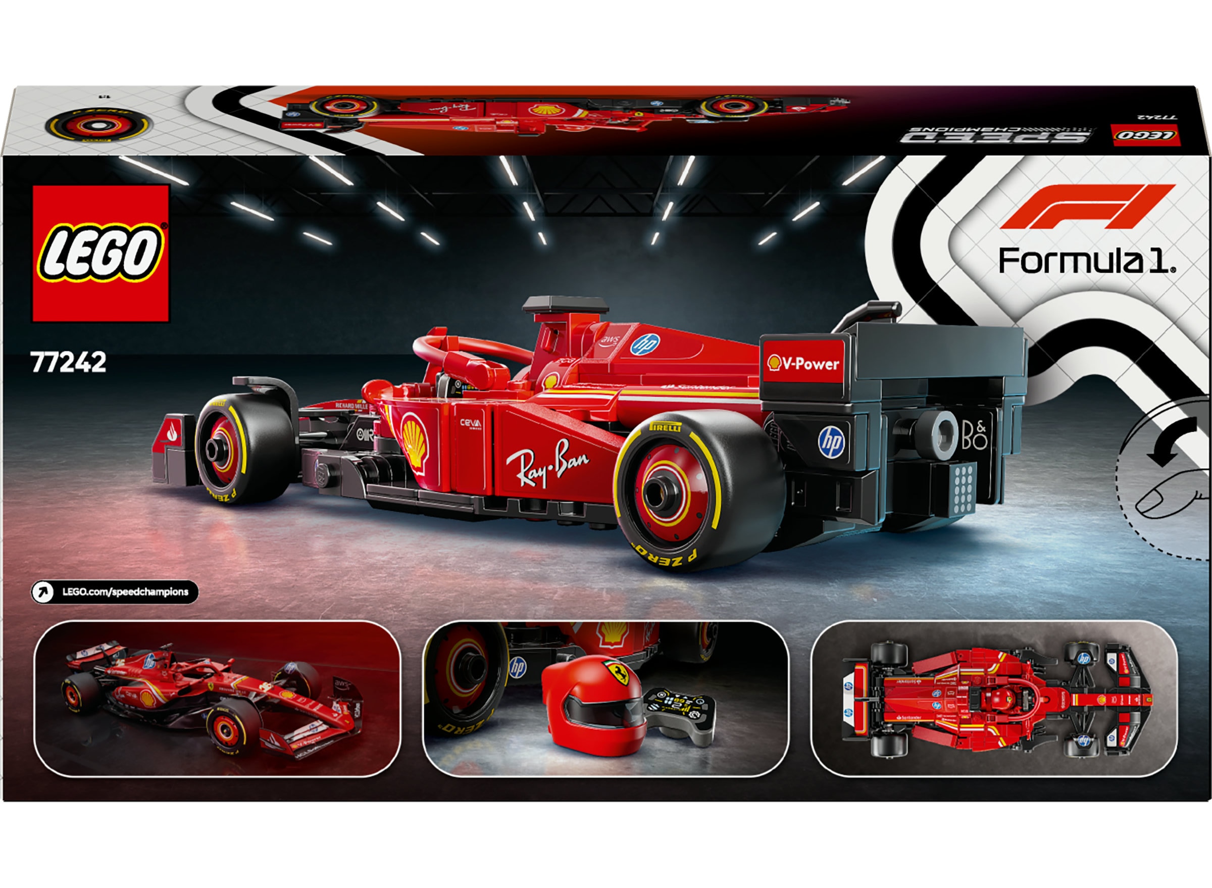 Juego de construcción Coche de Carreras Ferrari SF-24 F1® LEGO Speed Champions - 77242 9