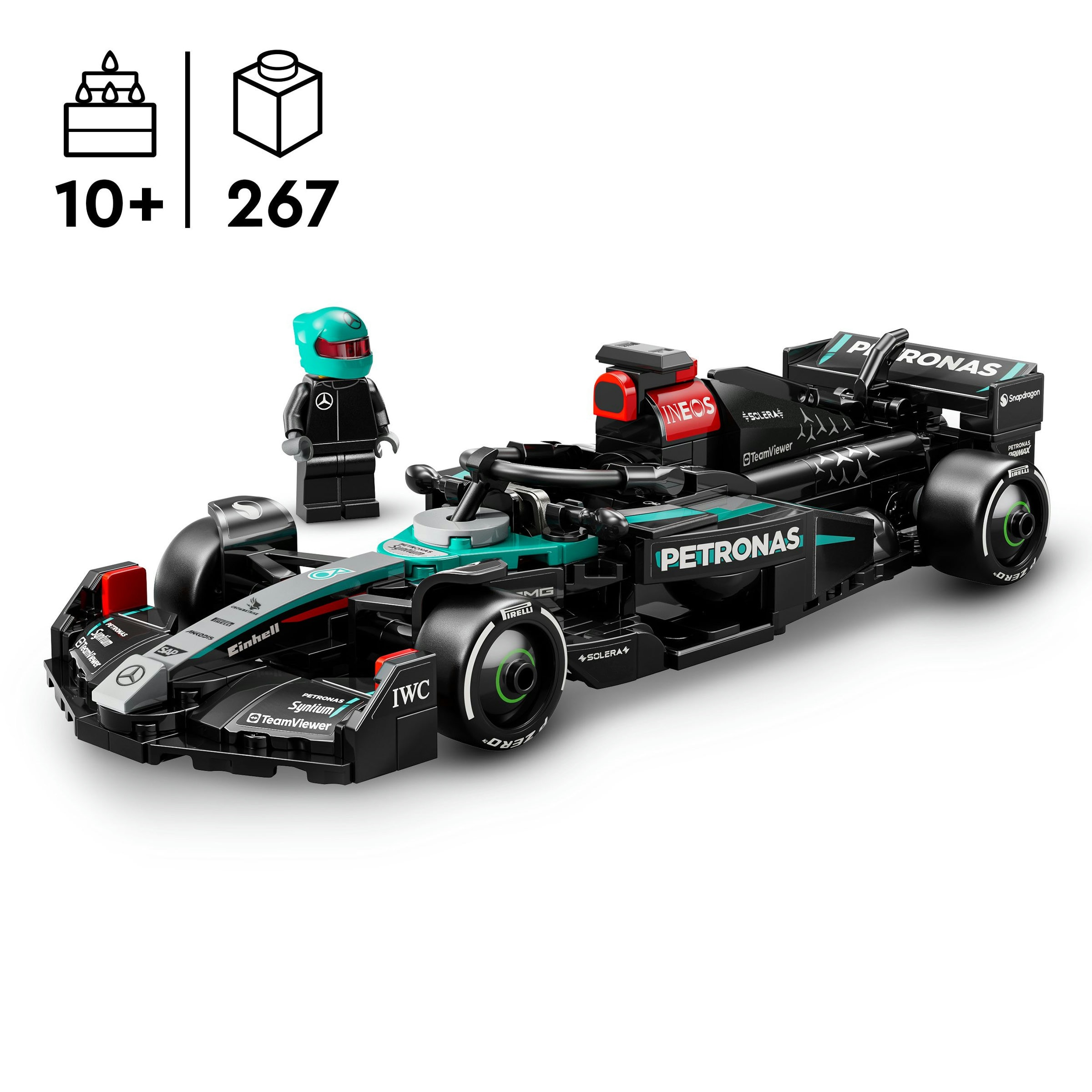 Juego de construcción Coche de Carreras Mercedes-AMG F1® W15 LEGO Speed Champions - 77244 4