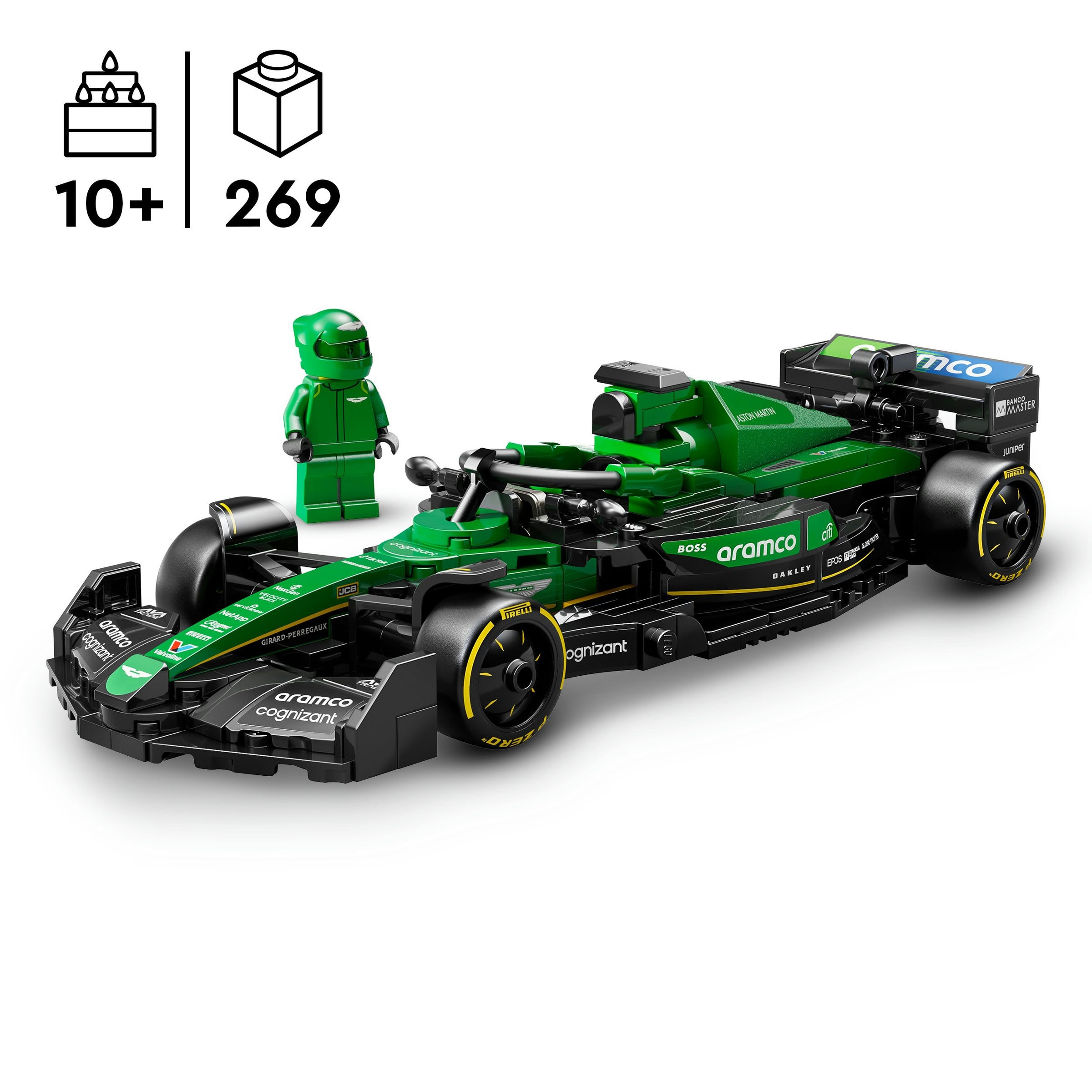 Juego de construcción Coche de Carreras Aston Martin Aramco F1® AMR24 LEGO Speed Champions - 77245 4