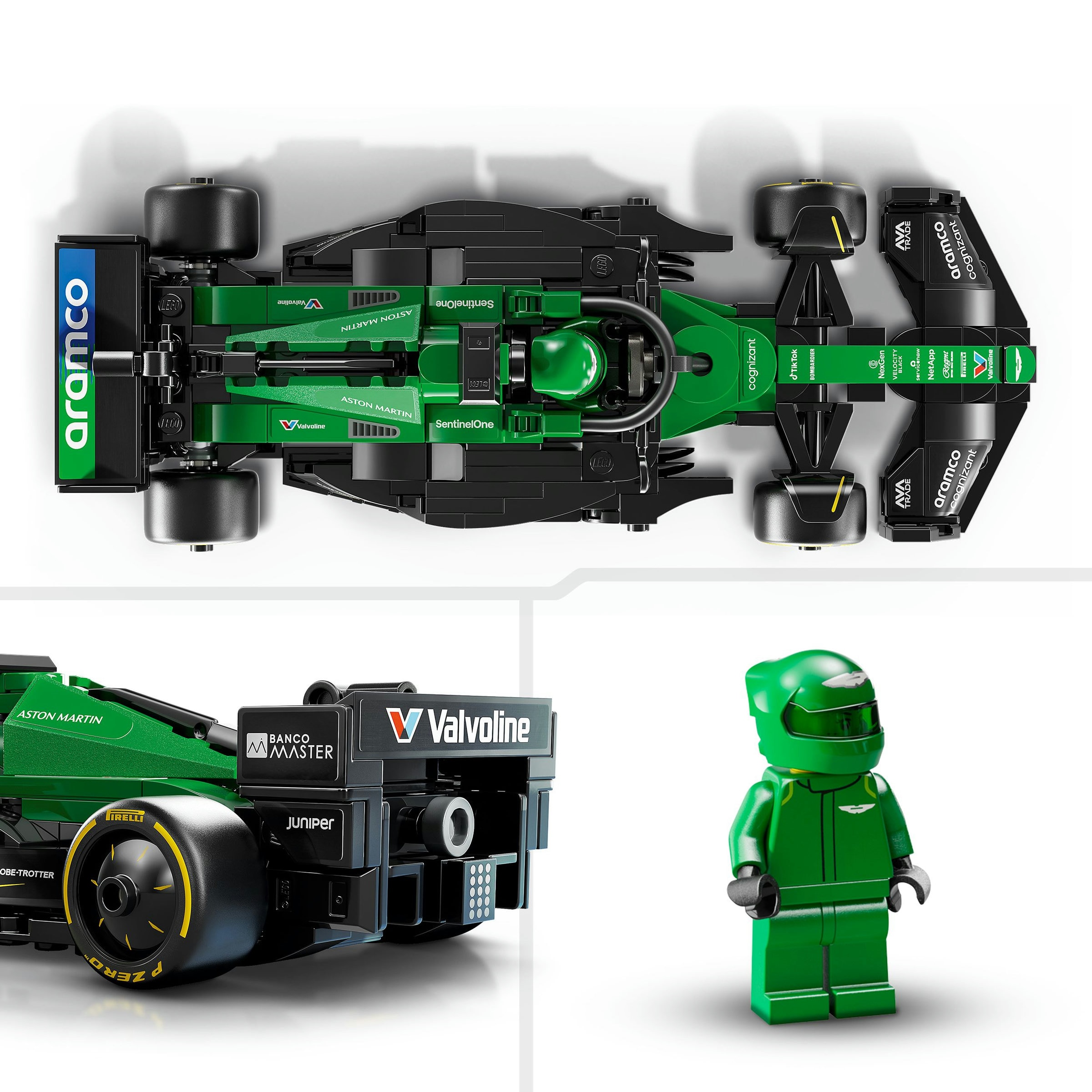 Juego de construcción Coche de Carreras Aston Martin Aramco F1® AMR24 LEGO Speed Champions - 77245 6