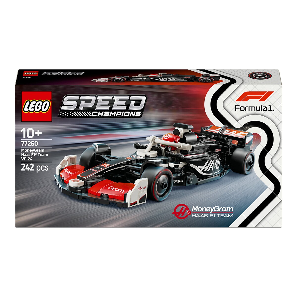 Juego de construcción Coche de Carreras MoneyGram Haas F1® Team VF-24 LEGO Speed Champions - 77250 1
