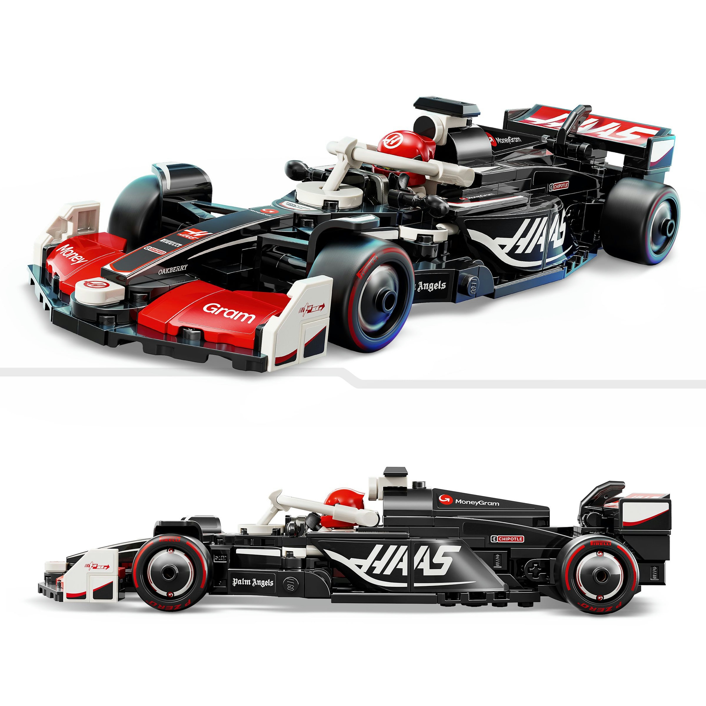Juego de construcción Coche de Carreras MoneyGram Haas F1® Team VF-24 LEGO Speed Champions - 77250 4