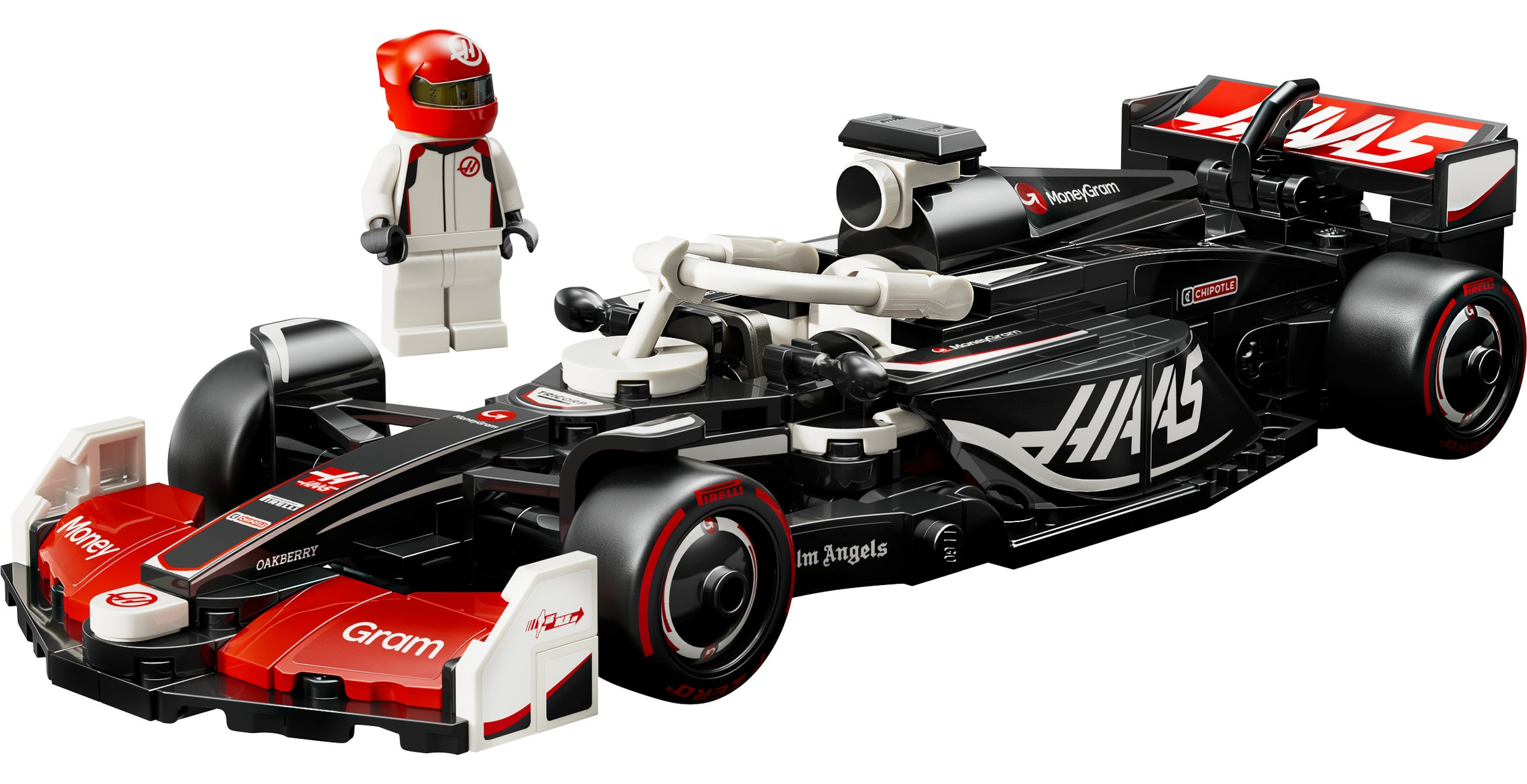 Juego de construcción Coche de Carreras MoneyGram Haas F1® Team VF-24 LEGO Speed Champions - 77250 6