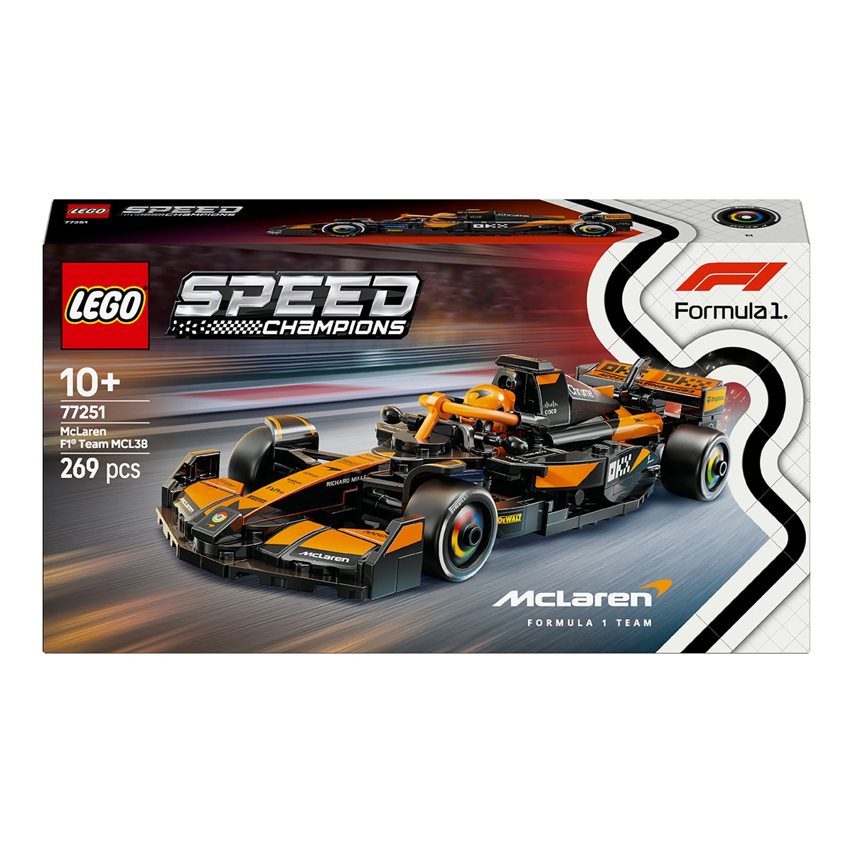 Imagen 0 de Juego de Construcción Coche de Carreras McLaren F1® Team MCL38 LEGO Speed Champions - 77251