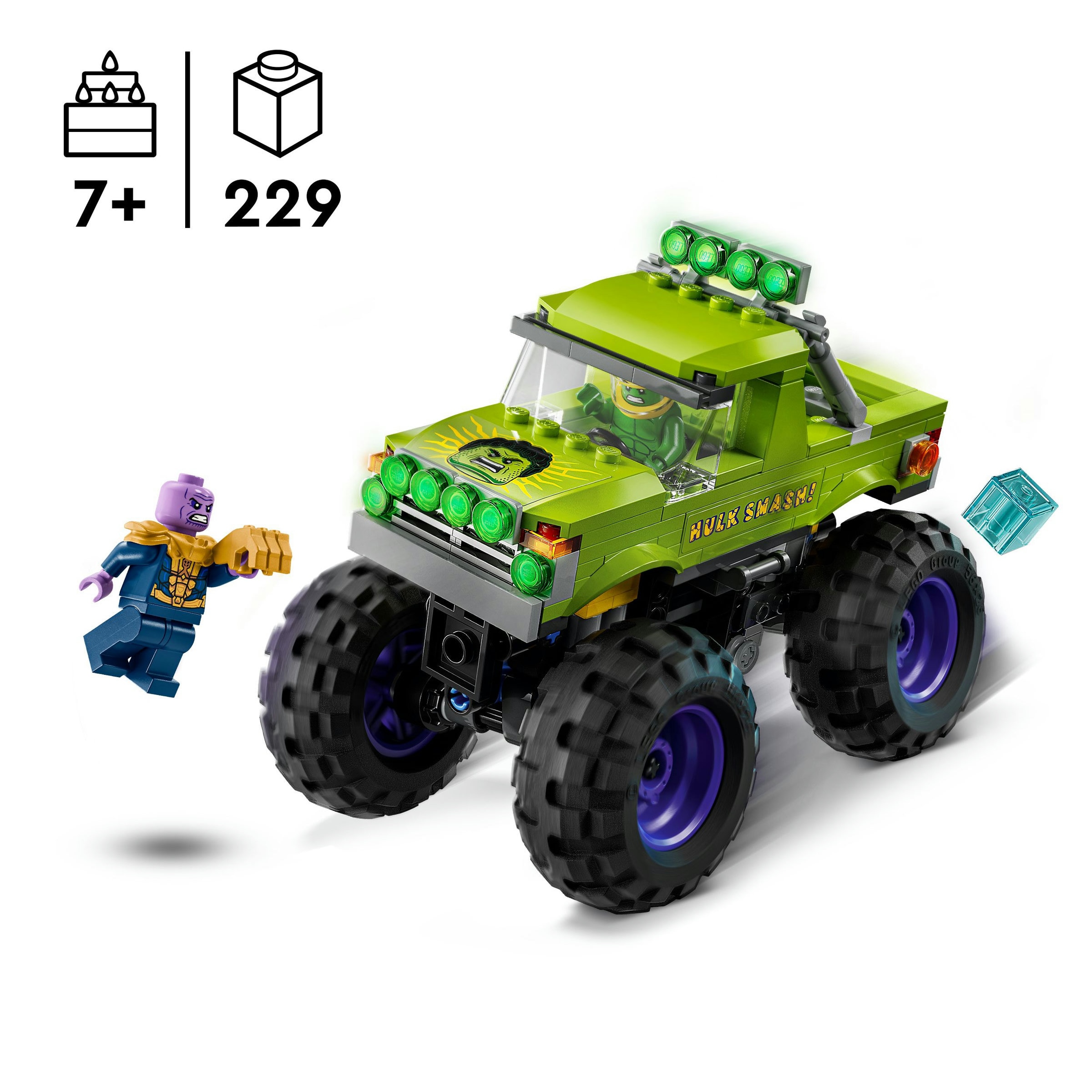 Juego de Construcción Camión de Hulk vs. Thanos Marvel LEGO - 76312 3