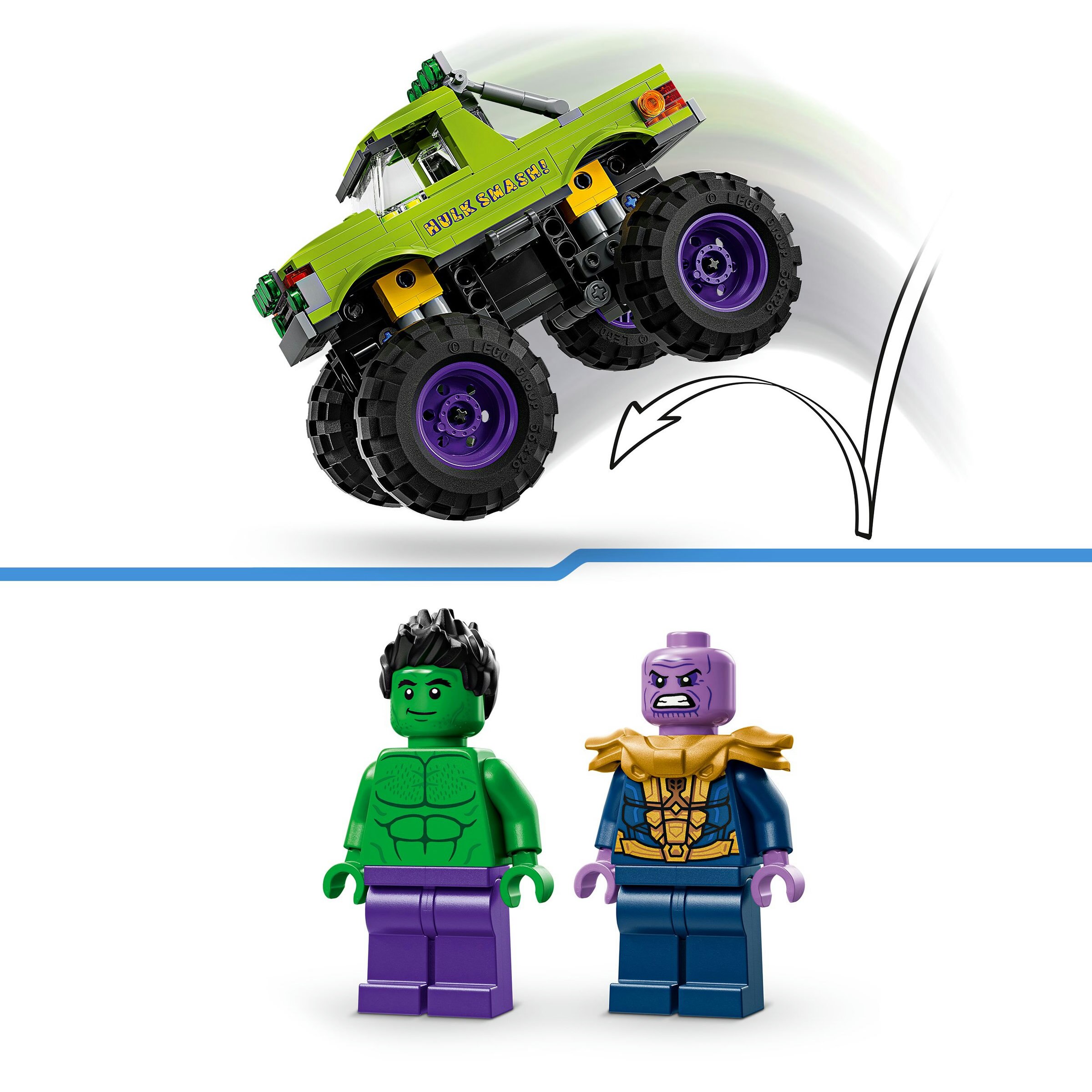 Juego de Construcción Camión de Hulk vs. Thanos Marvel LEGO - 76312 5
