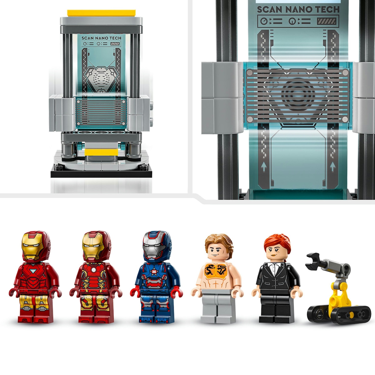 Juego de construcción Laboratorio de Iron Man: Sala de Armaduras Marvel LEGO - 76315 5