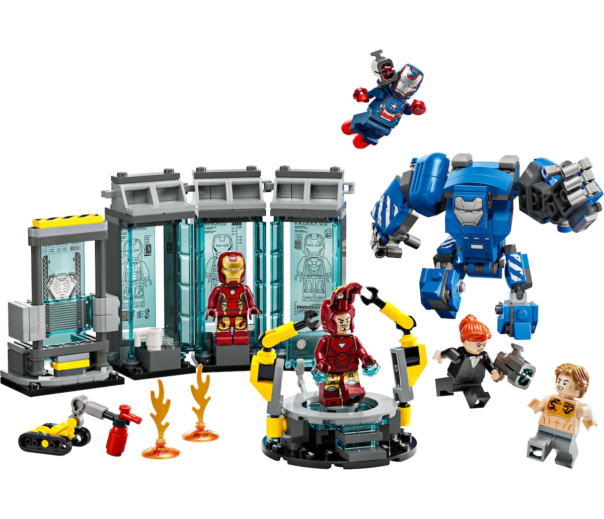 Juego de construcción Laboratorio de Iron Man: Sala de Armaduras Marvel LEGO - 76315 7