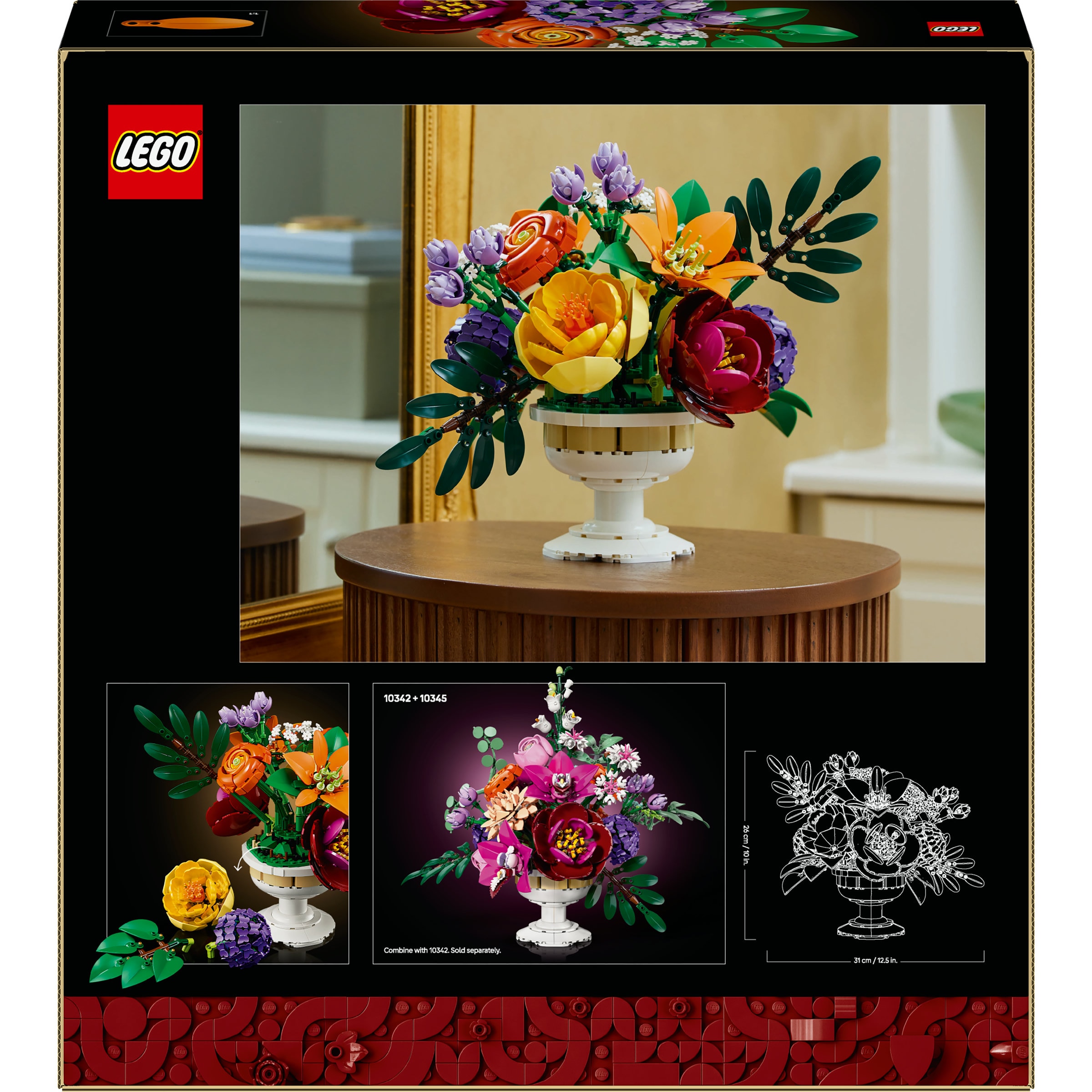Conjunto de construção Flower Arrangement Lego Botanicals 8