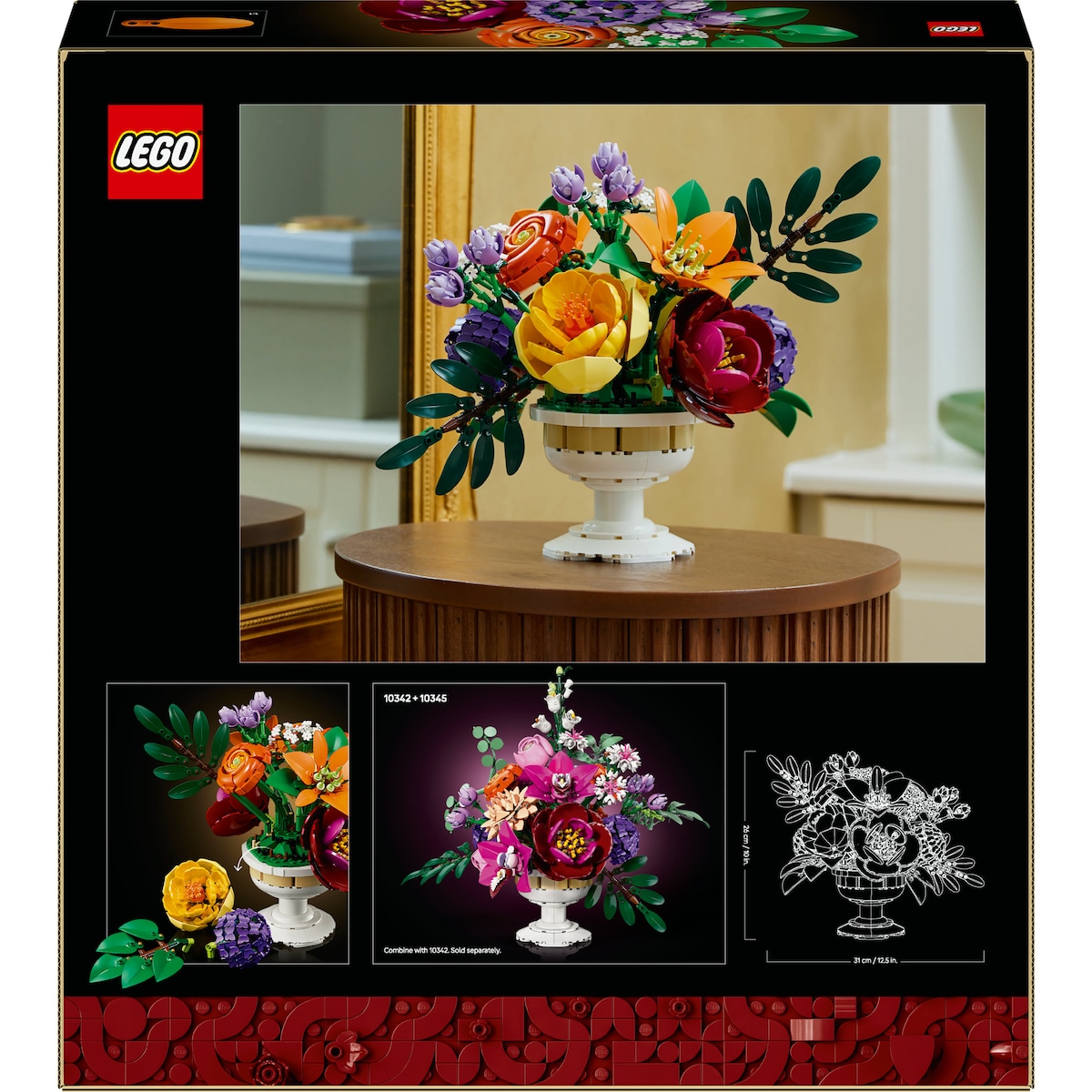 Conjunto de construção Flower Arrangement Lego Botanicals 8