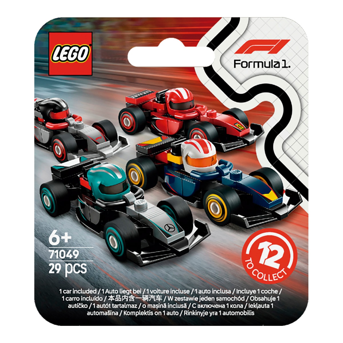 Imagen 0 de Juego de Construcción Coches de F1® Coleccionables LEGO Minifigures - 71049