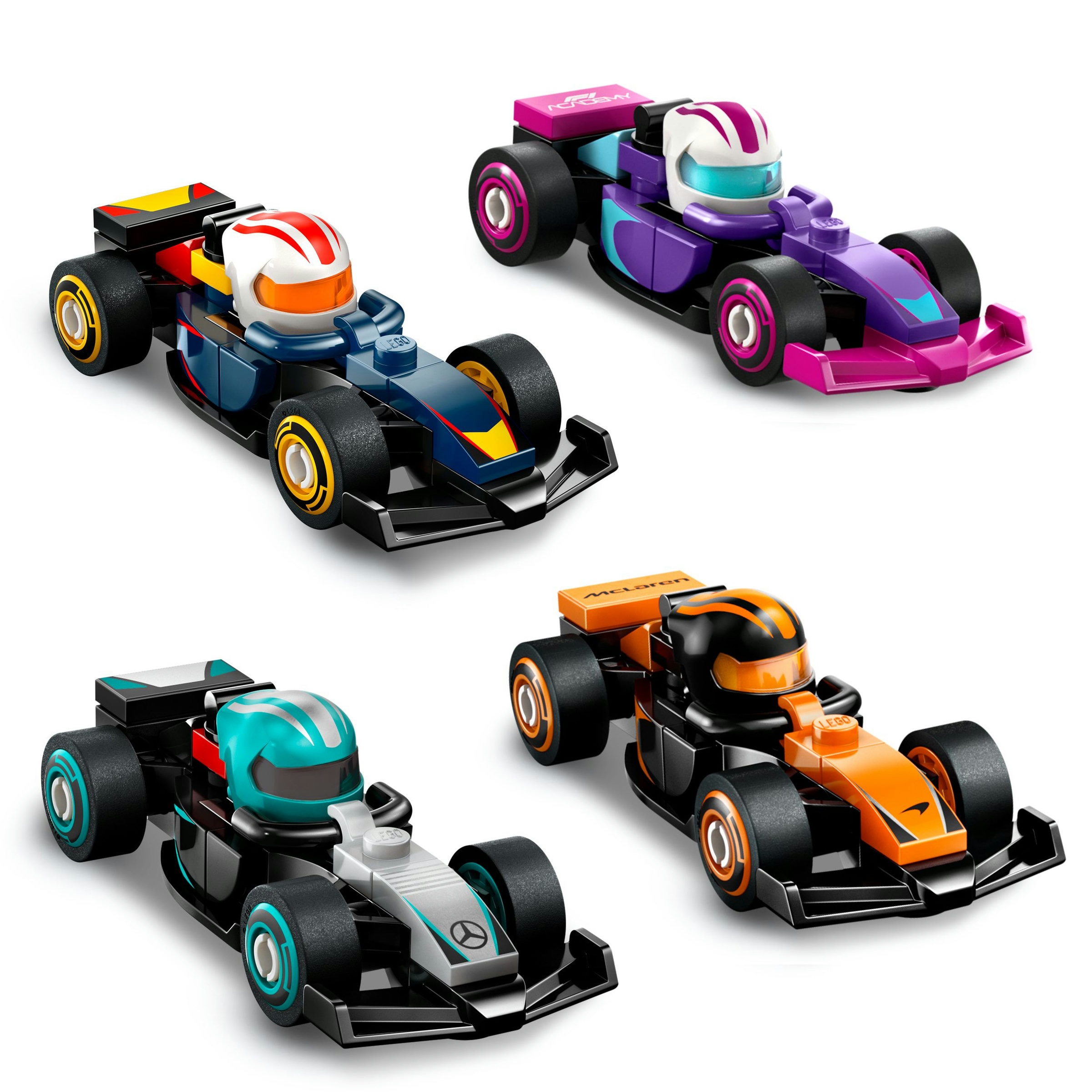 Juego de Construcción Coches de F1® Coleccionables LEGO Minifigures - 71049 4