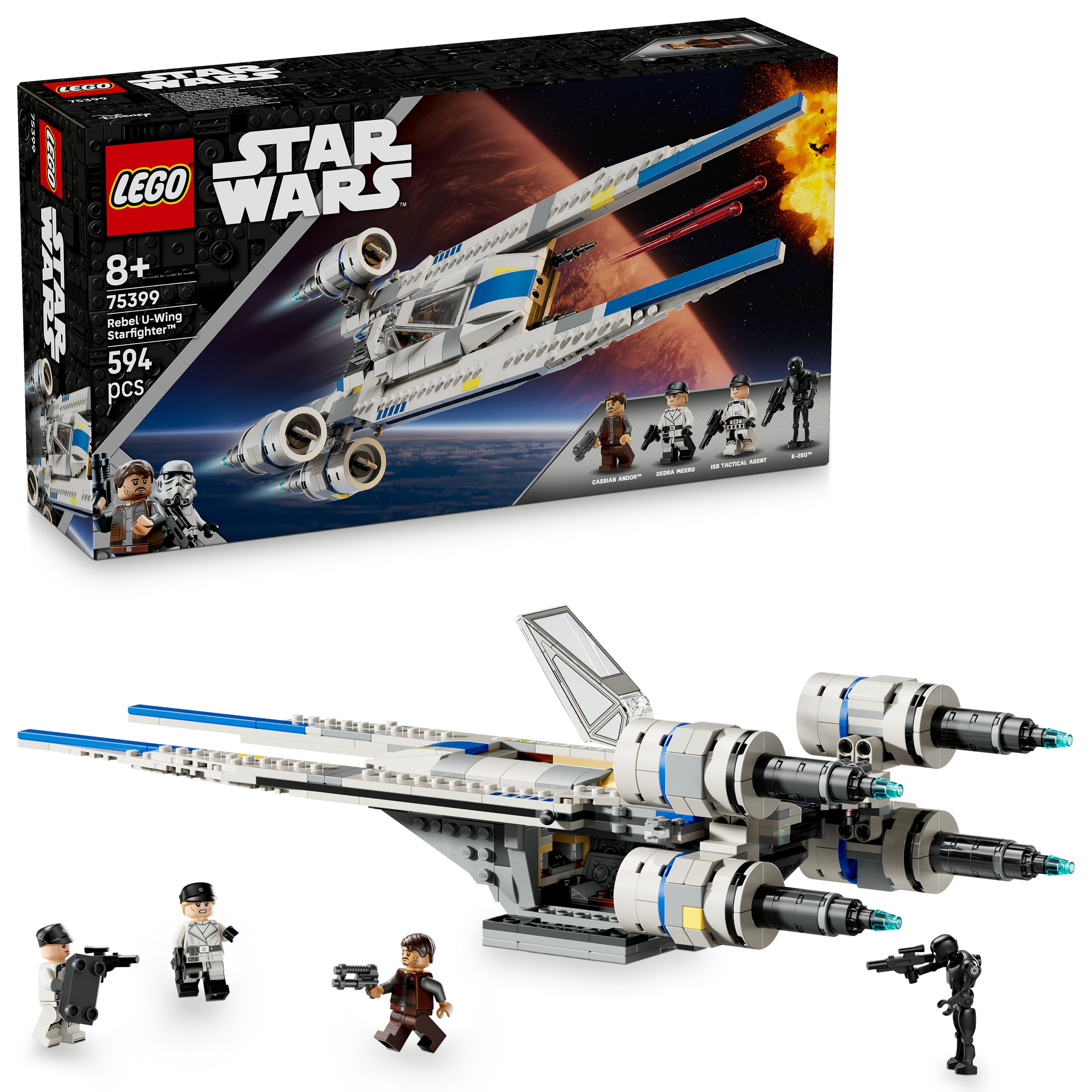 Juego de Construcción Caza Estelar Rebelde Ala-U LEGO Star Wars - 75399 5