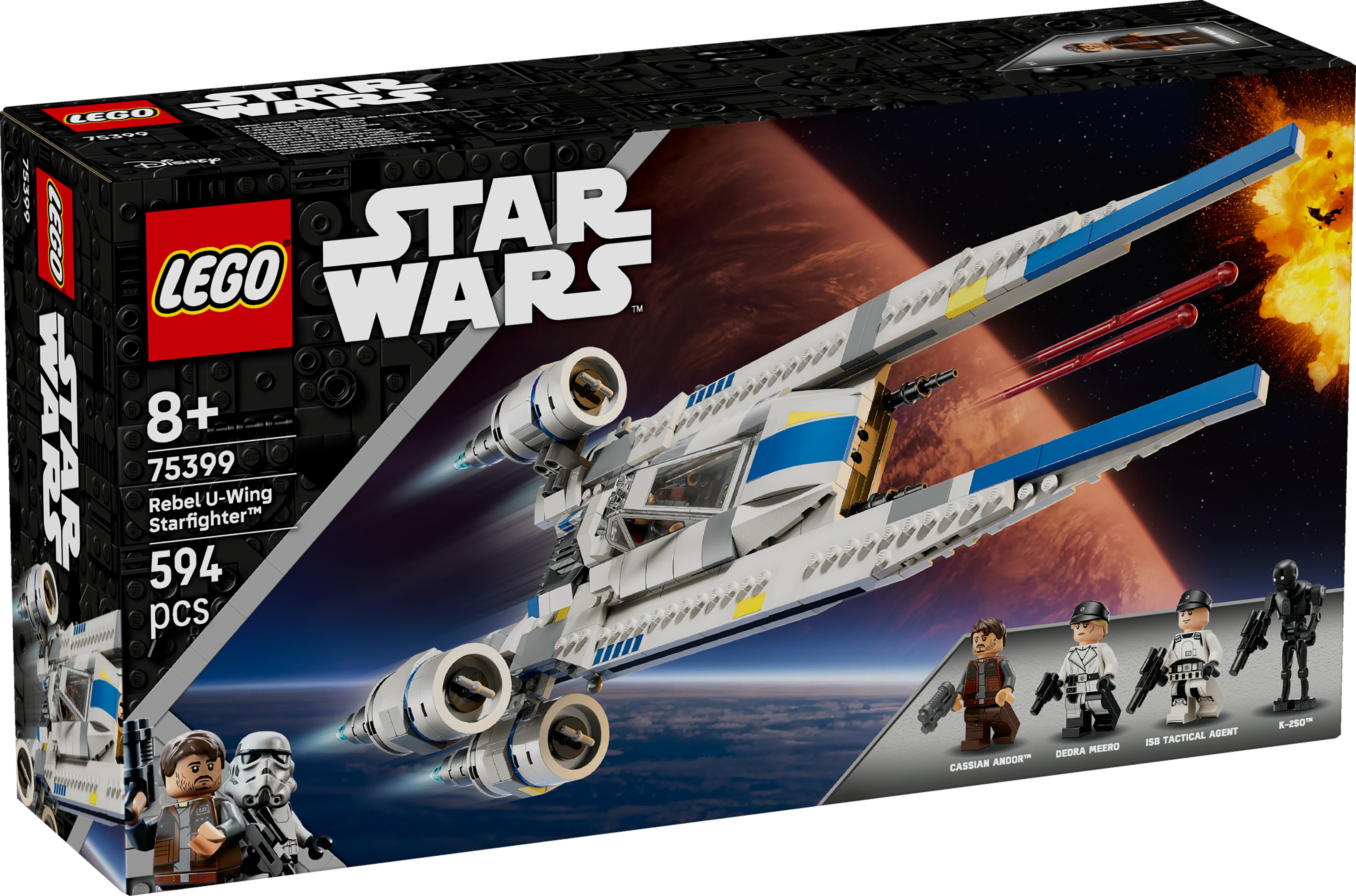 Juego de Construcción Caza Estelar Rebelde Ala-U LEGO Star Wars - 75399 6