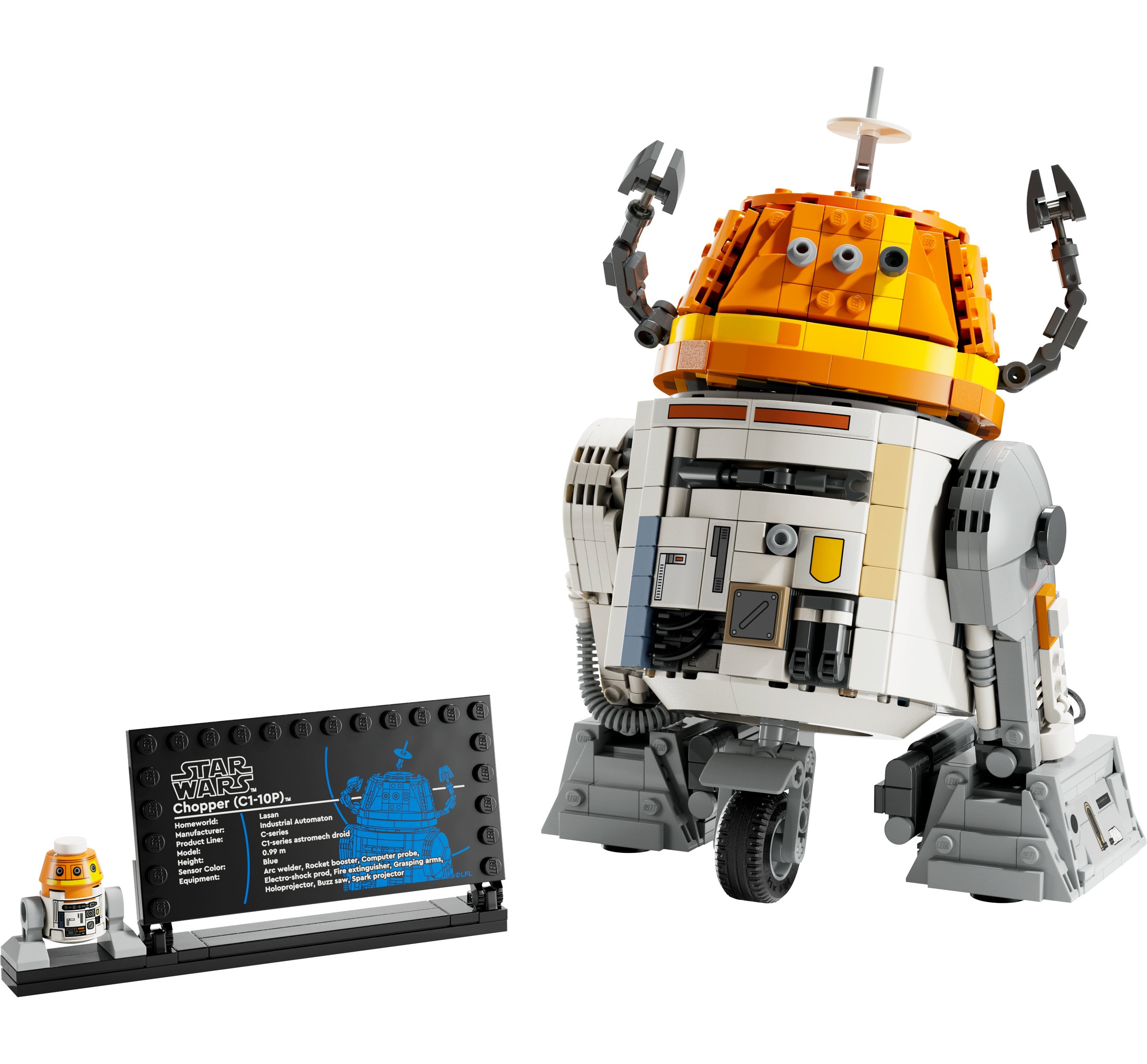Juego de Construcción Droide Astromecánico Chopper (C1-10P) LEGO Star Wars - 75416 7