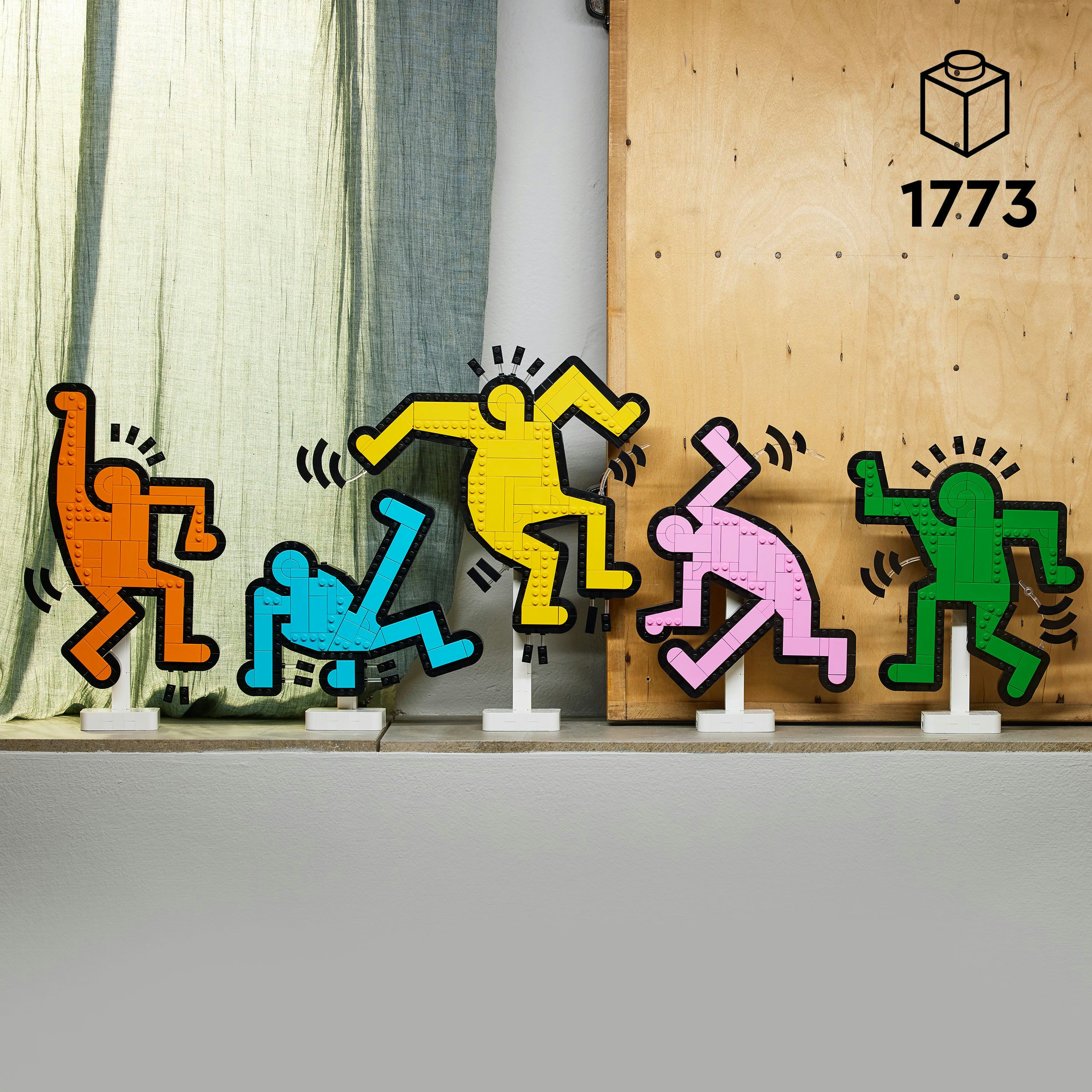 Keith Haring - Figuras a Dançar Lego Art 3