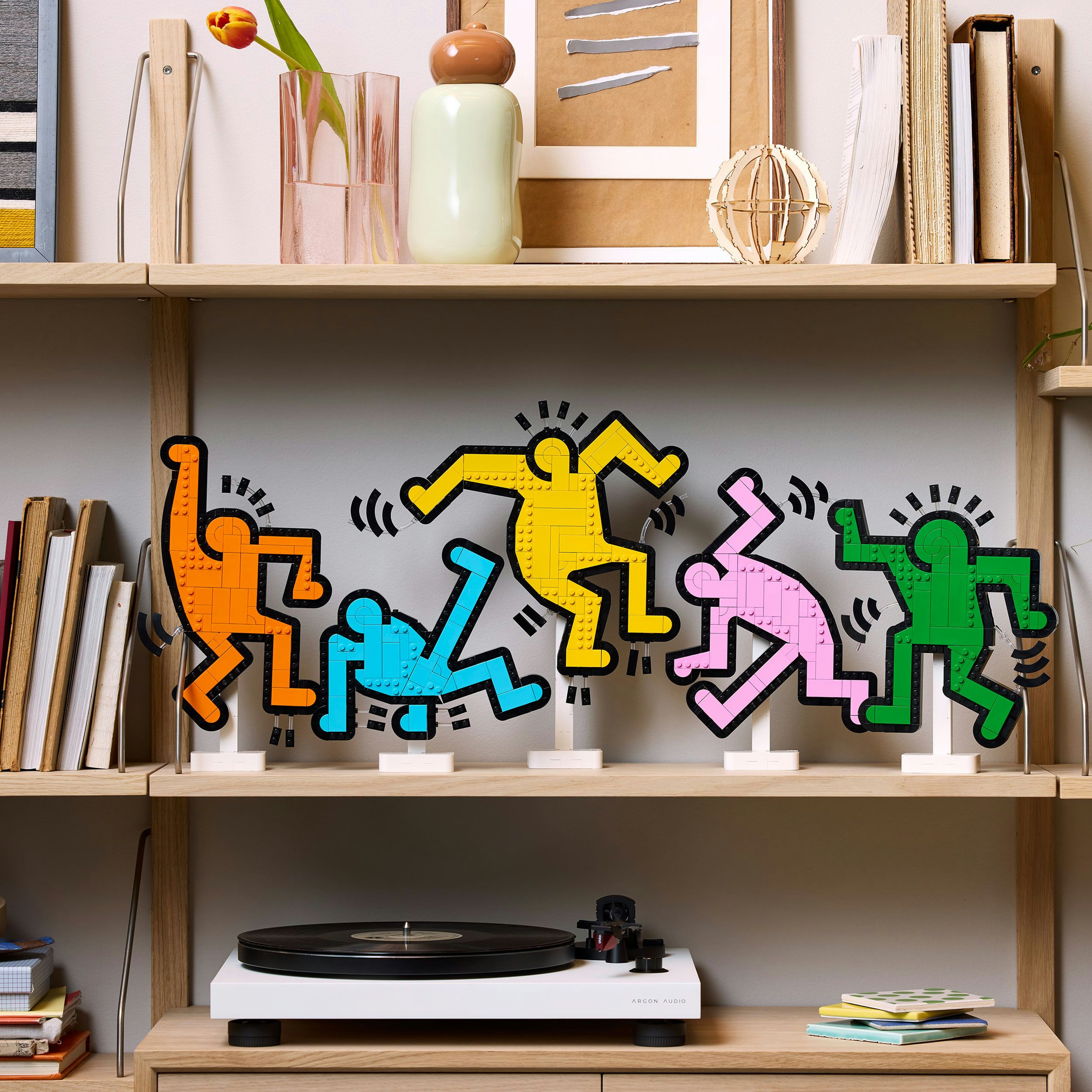 Keith Haring - Figuras a Dançar Lego Art 4