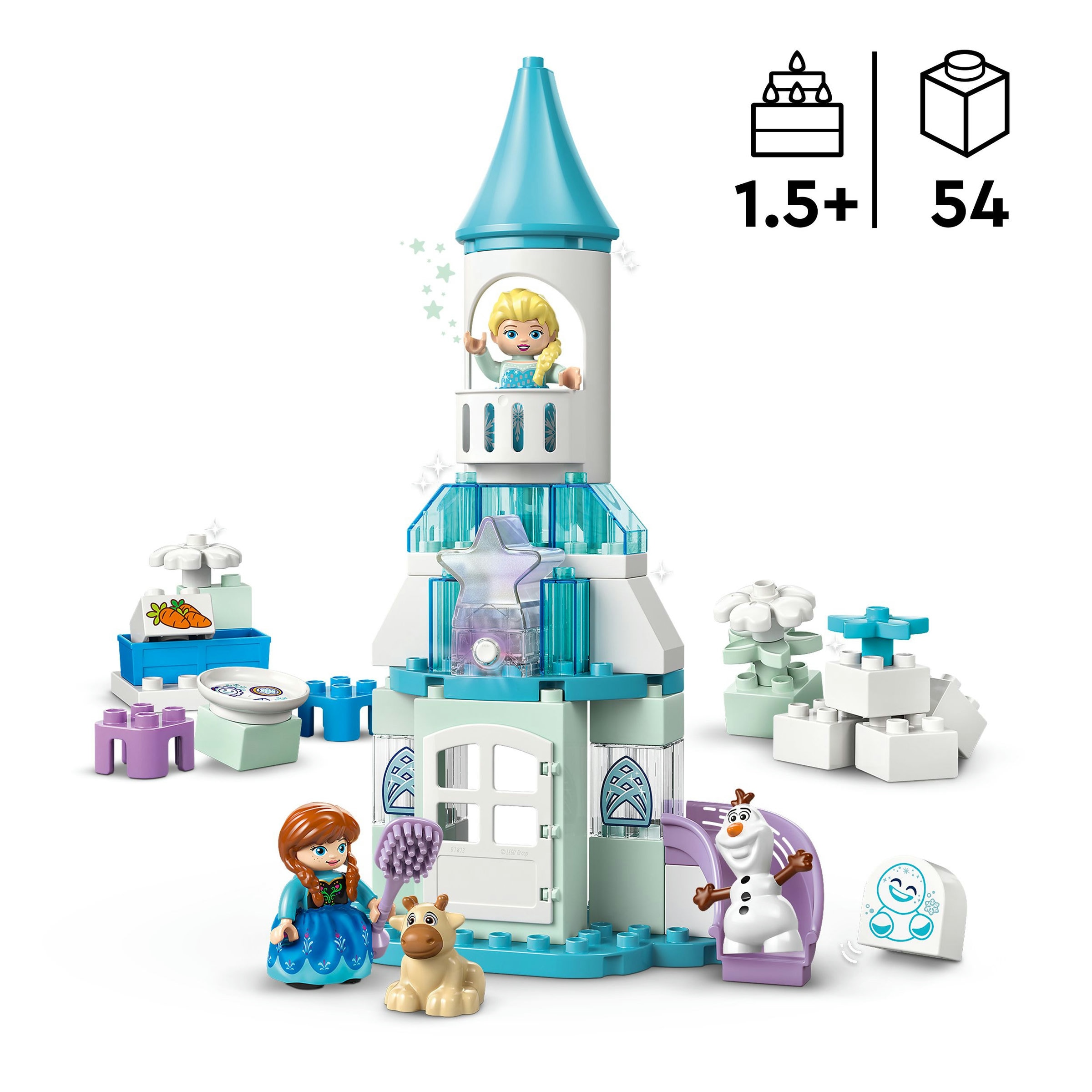 Juego de construcción Frozen: Fiesta en el Castillo de Anna y Elsa LEGO Duplo - 10455 4