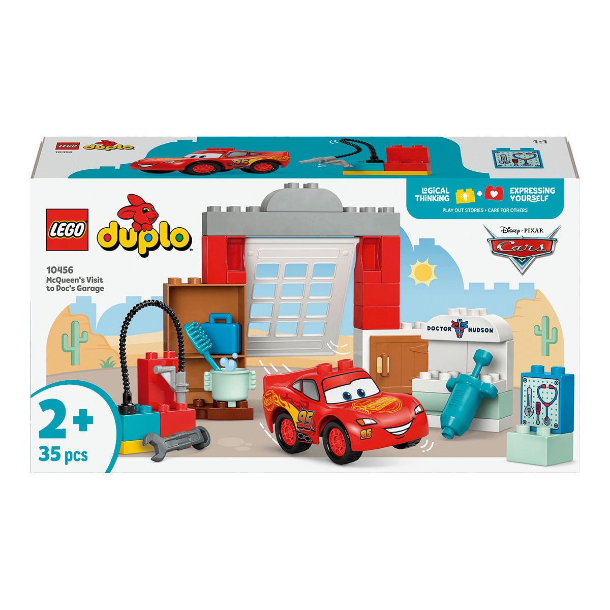 LEGO – Juego de construcción Visita de McQueen al Taller de Doc Lego Duplo.