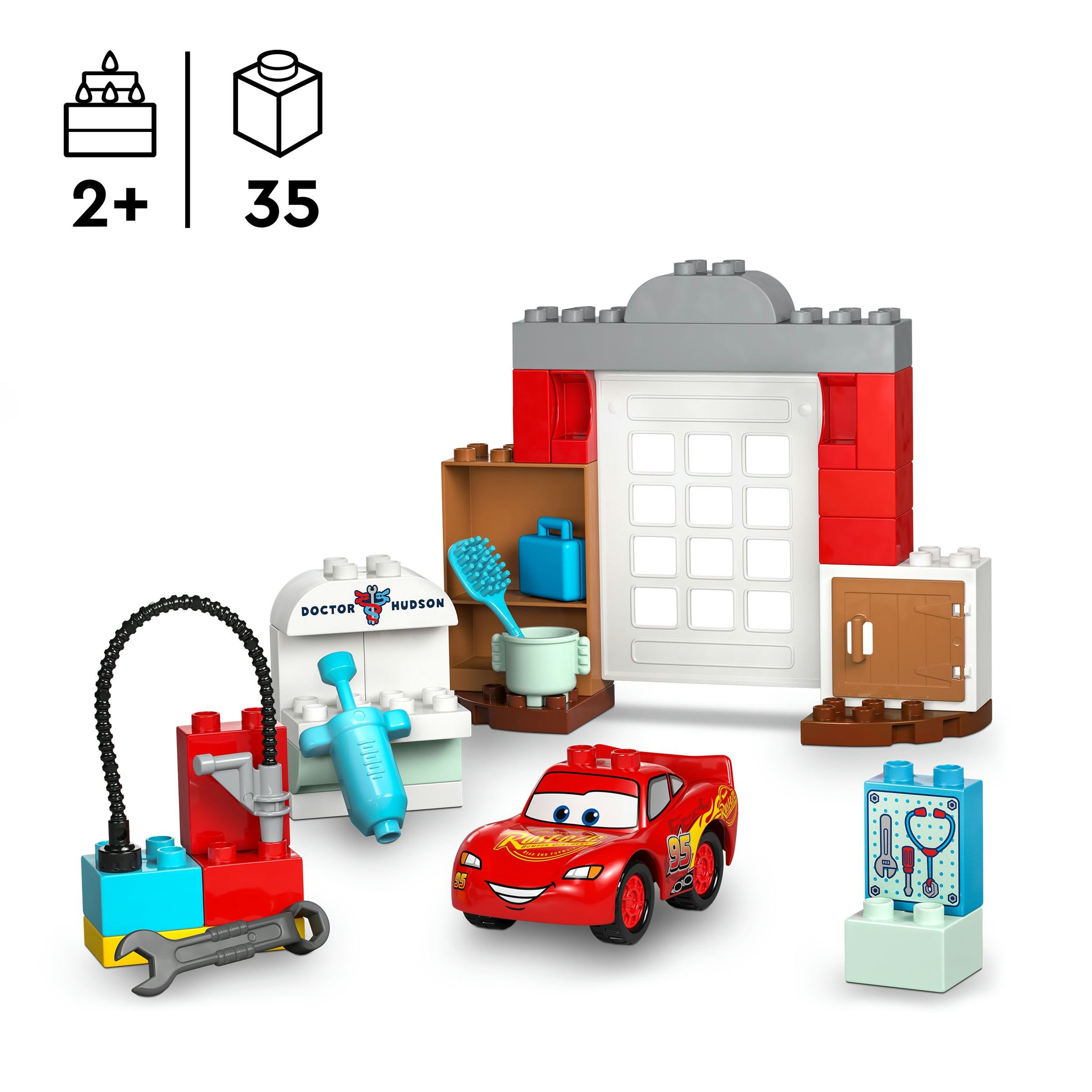 Juego de construcción Visita de McQueen al Taller de Doc LEGO Duplo - 10456 3