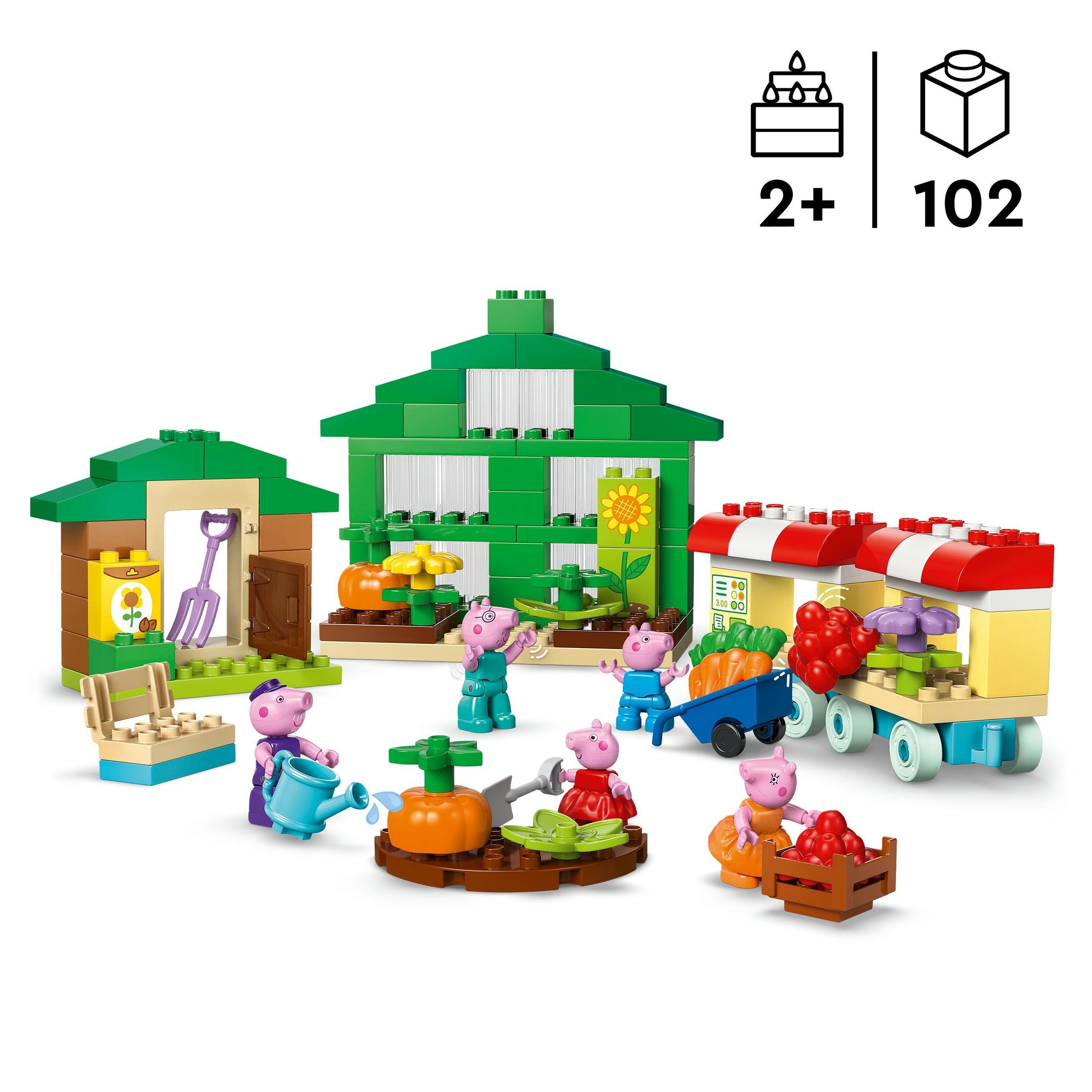Juego de construcción Huerto e Invernadero del Abuelo Pig LEGO Duplo - 10461 4