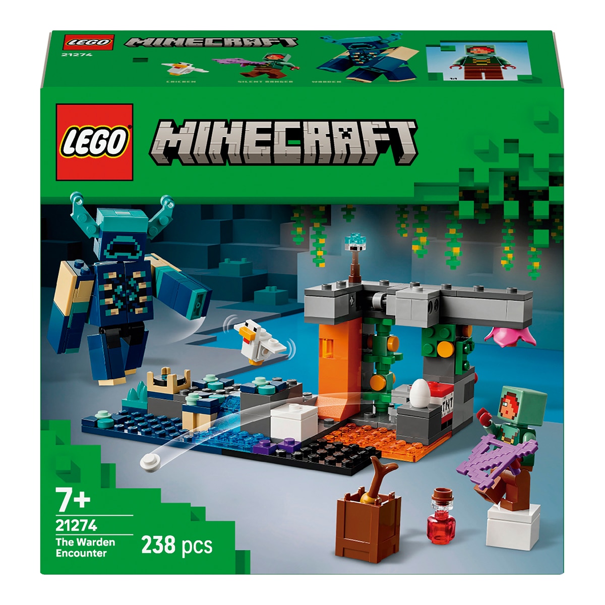 Imagen 0 de Juego de construcción El Encuentro con el Custodio LEGO Minecraft - 21274