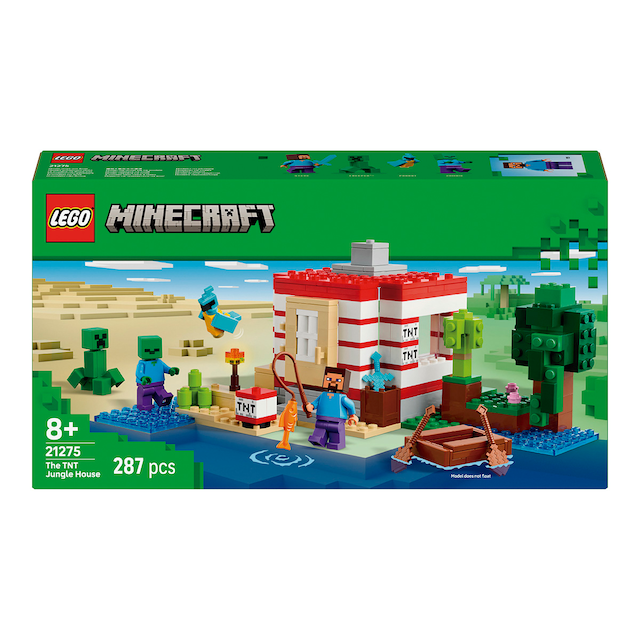 Juego de construcción La Casa-Dinamita de la Selva Lego Minecraft
