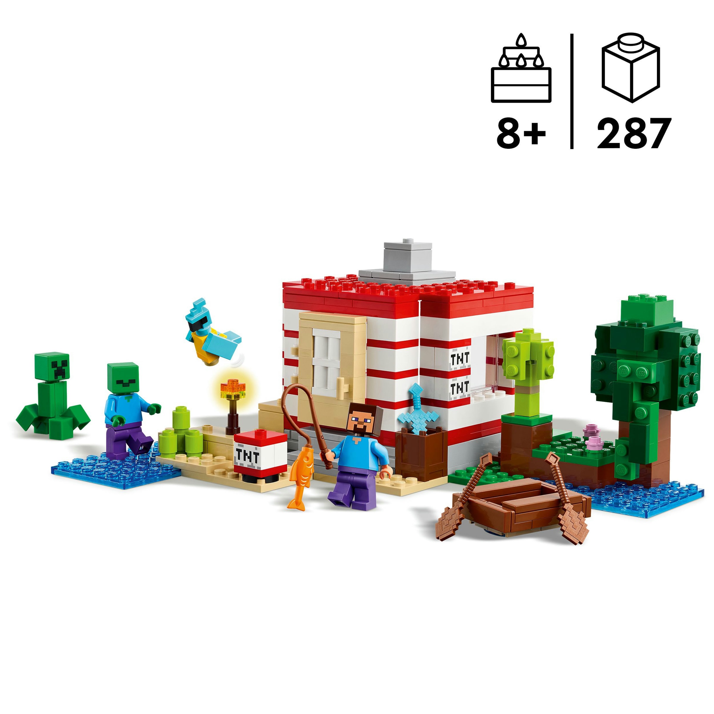 Juego de construcción La Casa-Dinamita de la Selva LEGO Minecraft - 21275 4