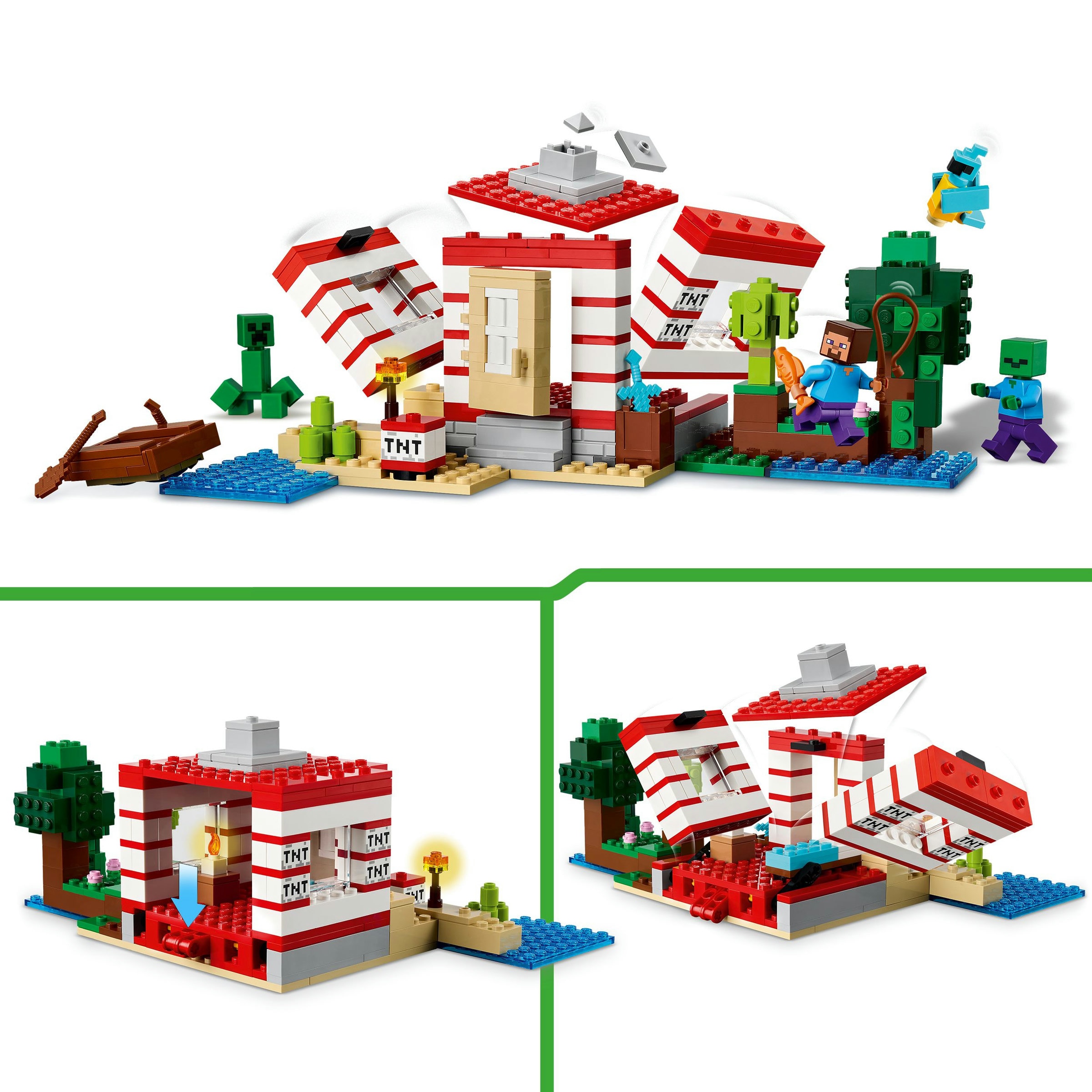 Juego de construcción La Casa-Dinamita de la Selva LEGO Minecraft - 21275 5