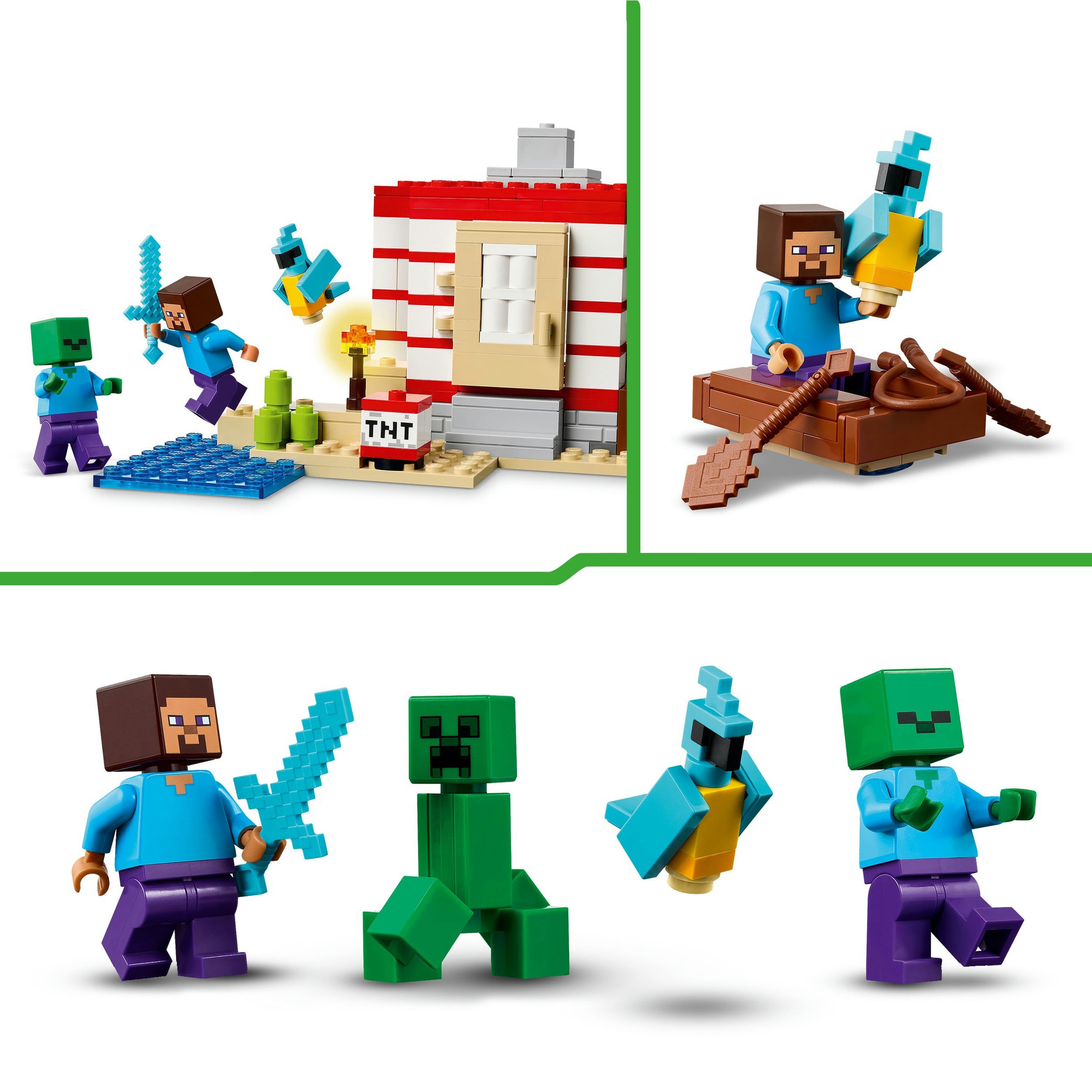 Juego de construcción La Casa-Dinamita de la Selva LEGO Minecraft - 21275 6