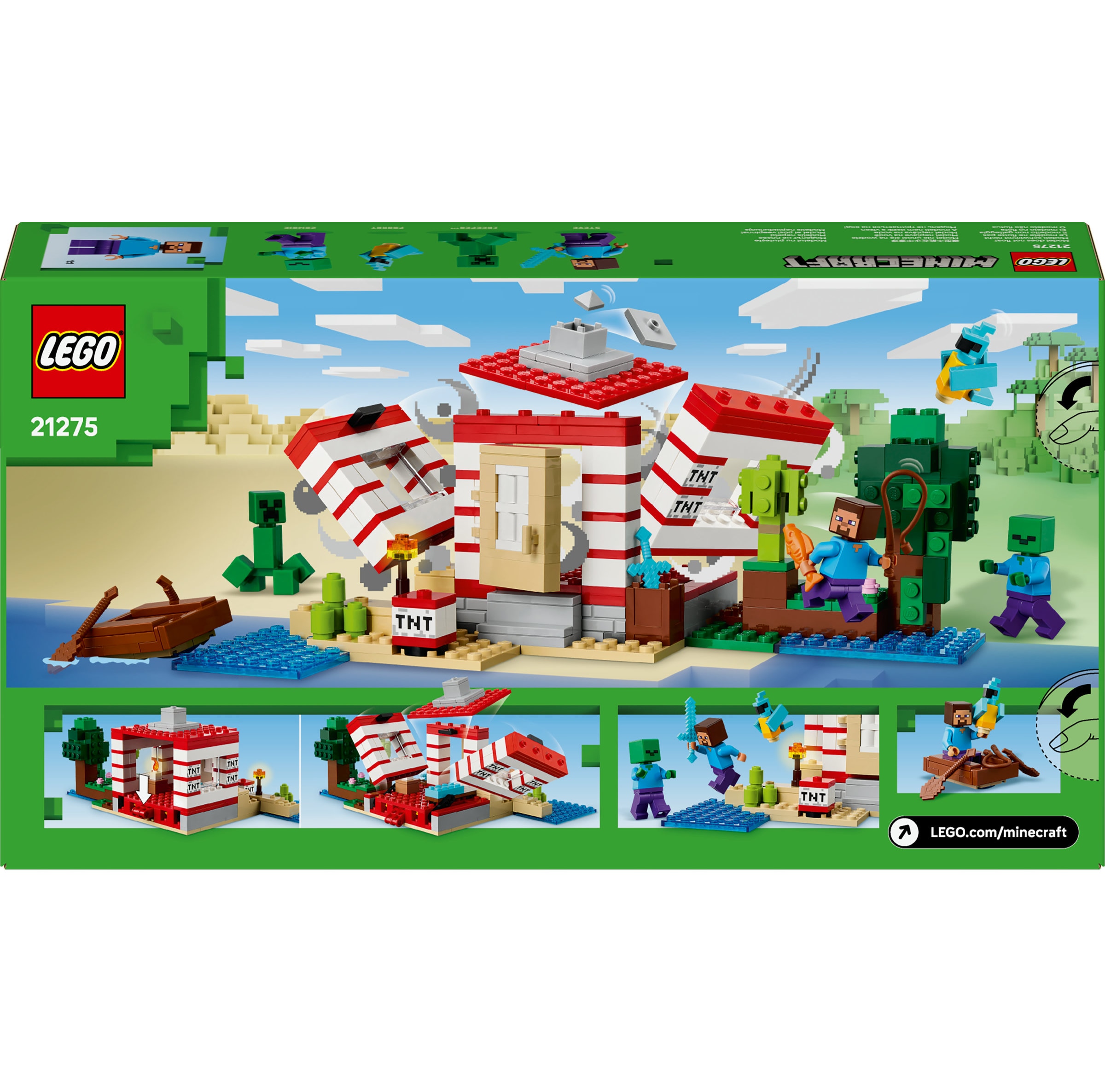 Juego de construcción La Casa-Dinamita de la Selva LEGO Minecraft - 21275 9