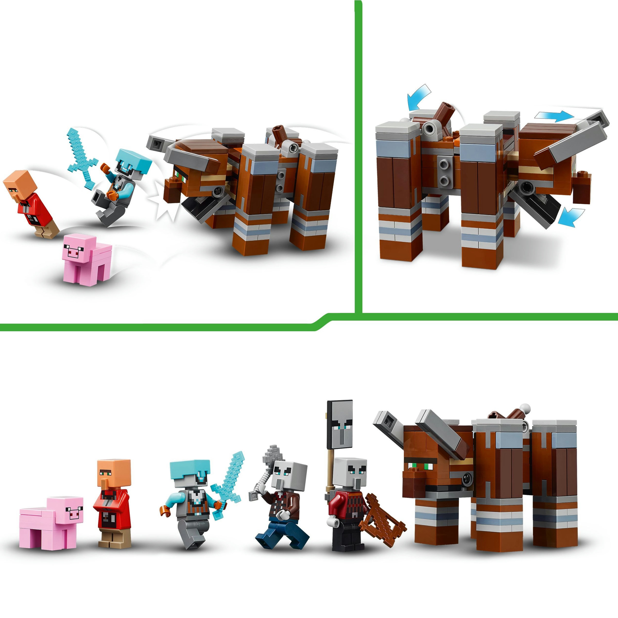 Juego de construcción El Puesto de Avanzada de los Saqueadores y el Devastador LEGO Minecraft - 21278 5