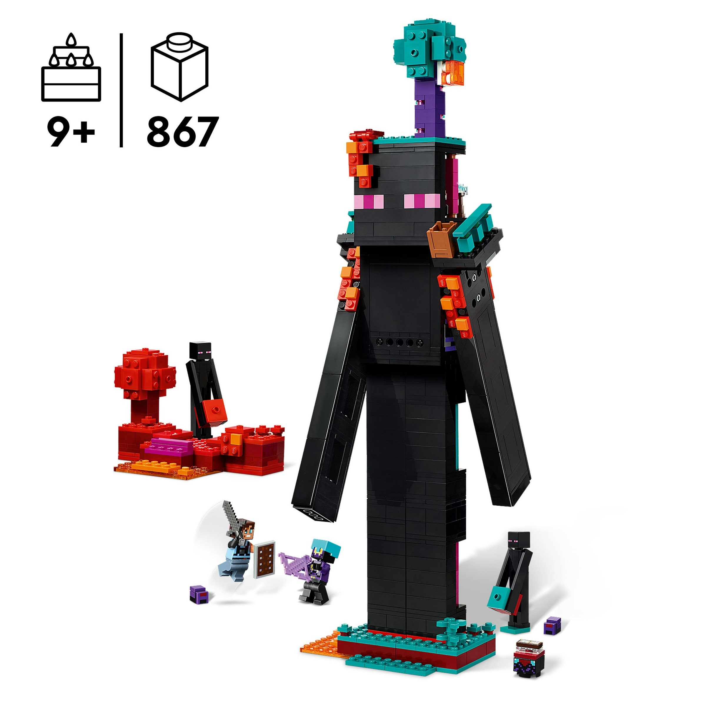 Juego de construcción La Torre del Enderman LEGO Minecraft - 21279 3