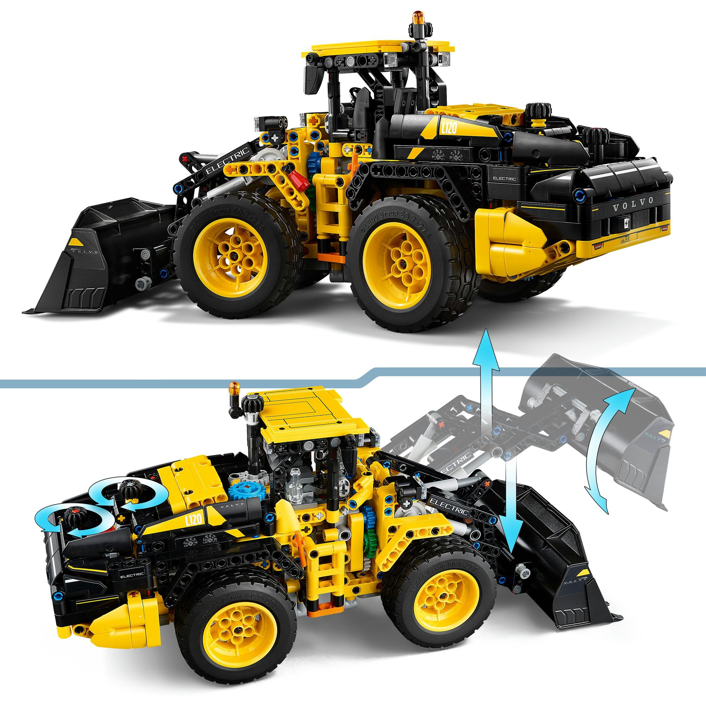 Juego de construcción Cargadora con Ruedas Volvo L120 Electric LEGO Technic - 42209 4