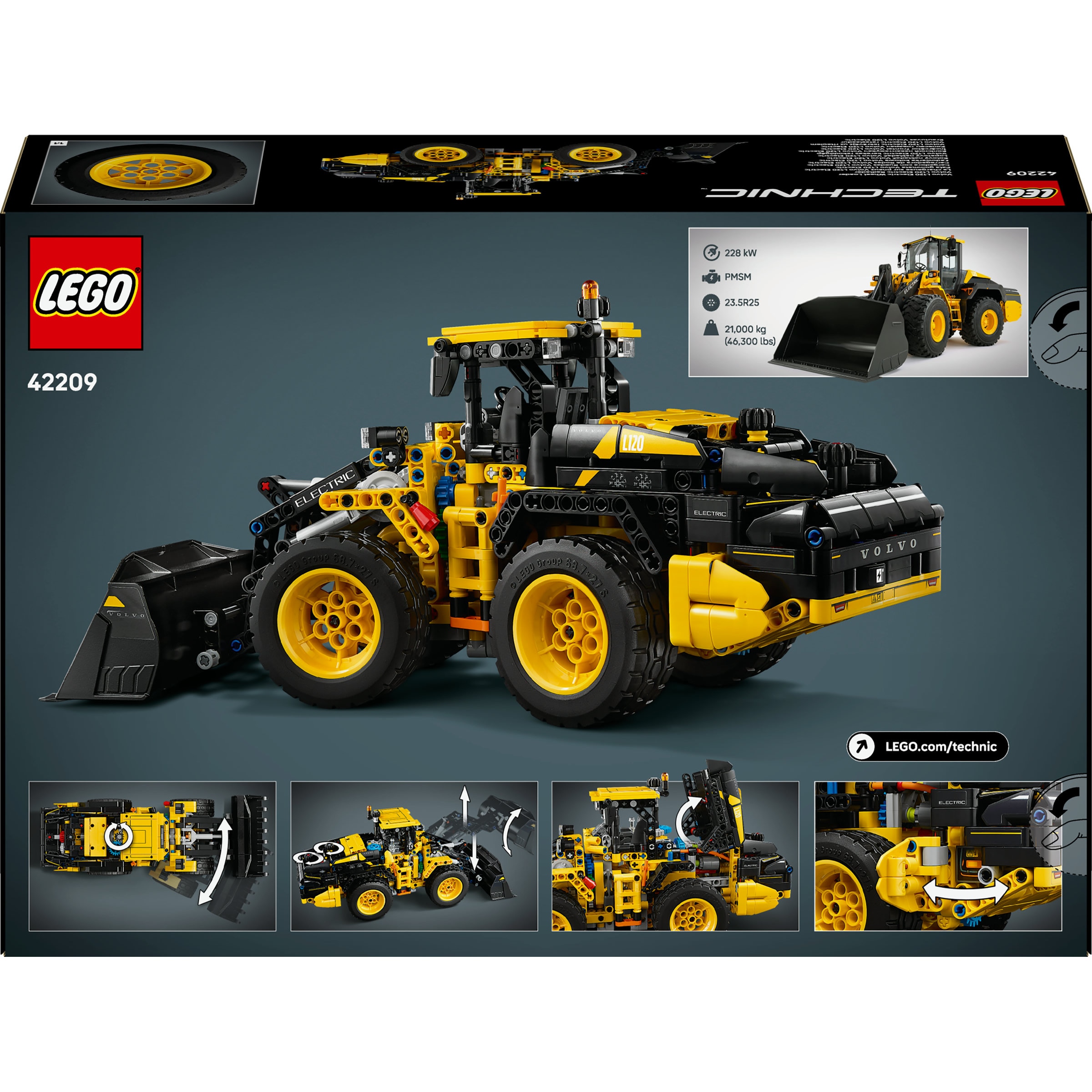 Juego de construcción Cargadora con Ruedas Volvo L120 Electric LEGO Technic - 42209 8