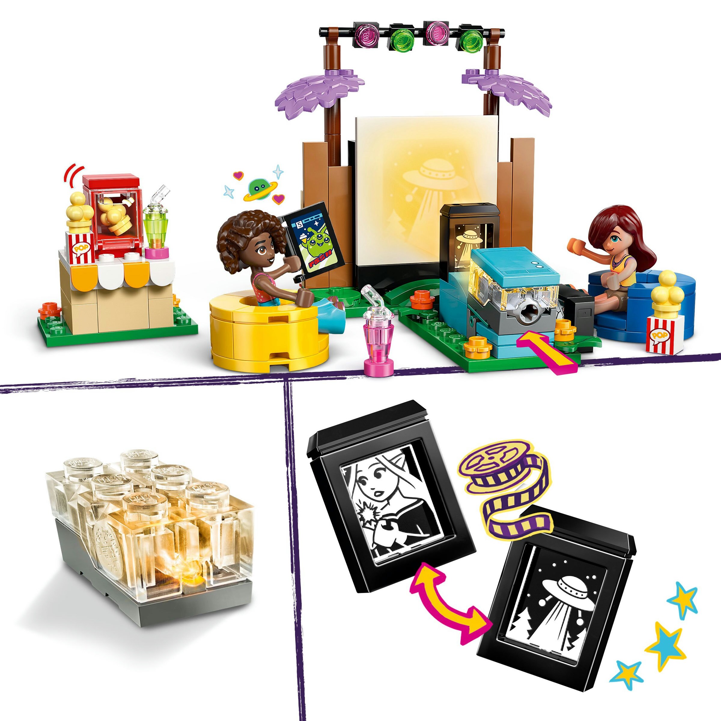 Juego de construcción Amistad: Noche de Cine LEGO Friends - 42642 4