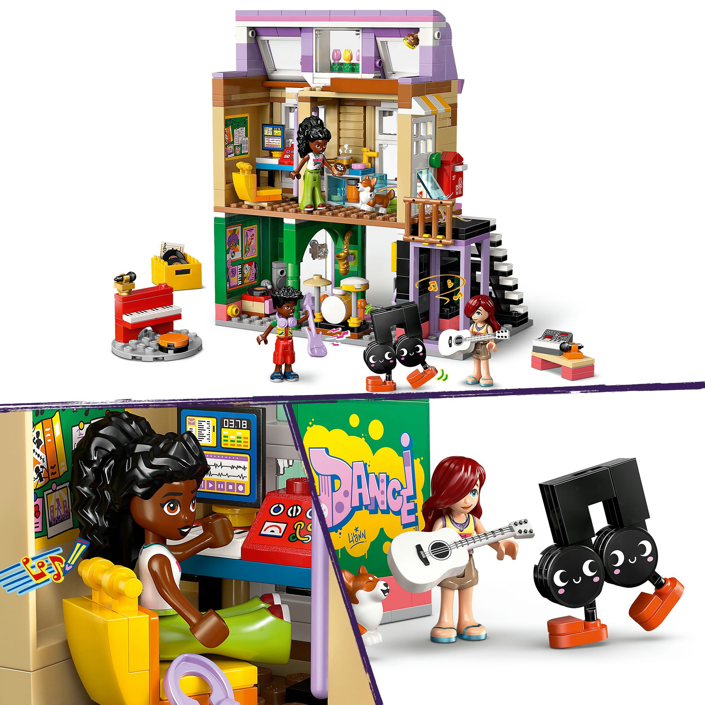 Juego de construcción Tienda de Música y Apartamento LEGO Friends - 42653 4