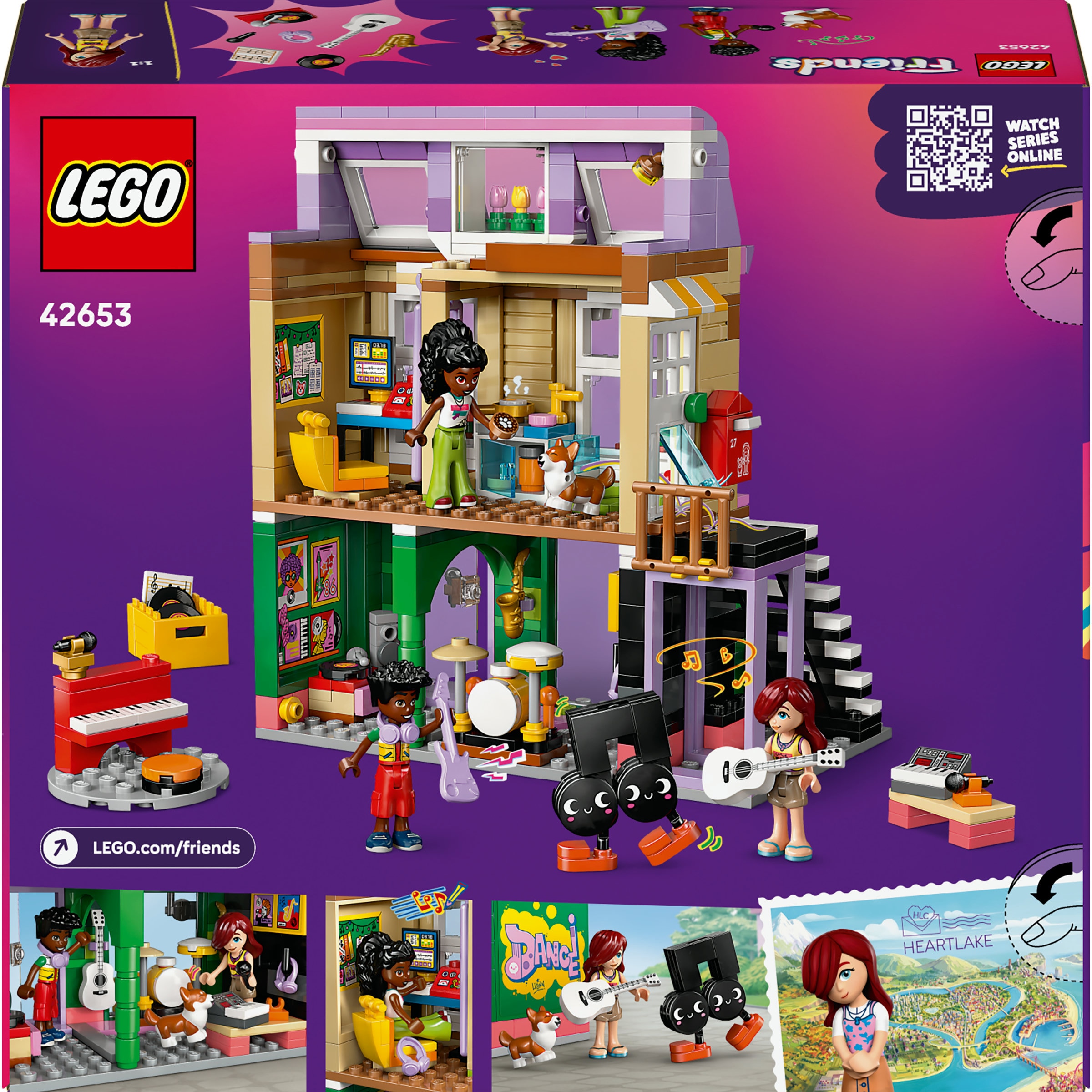 Juego de construcción Tienda de Música y Apartamento LEGO Friends - 42653 8