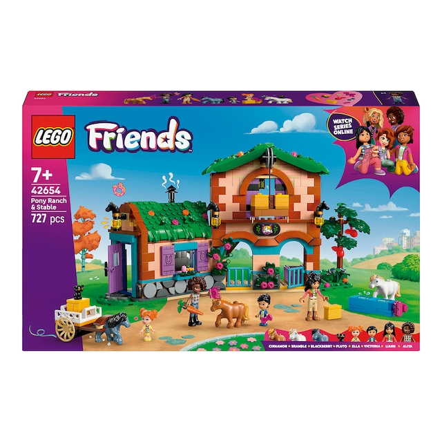 Juego de construcción Rancho y Establo de Ponis Lego Friends