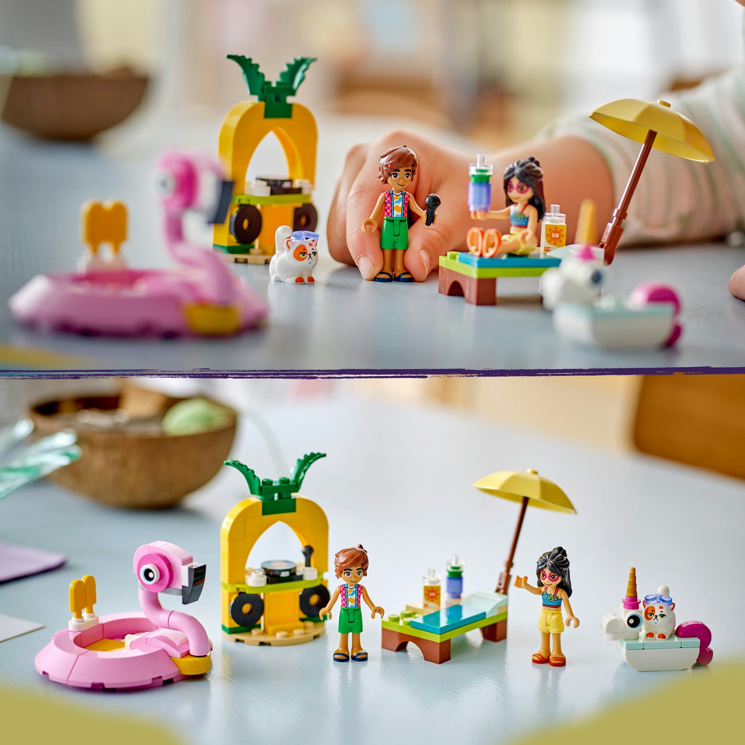 Juego de construcción Fiesta en la Piscina con Flamenco y Unicornio LEGO Friends - 42658 6
