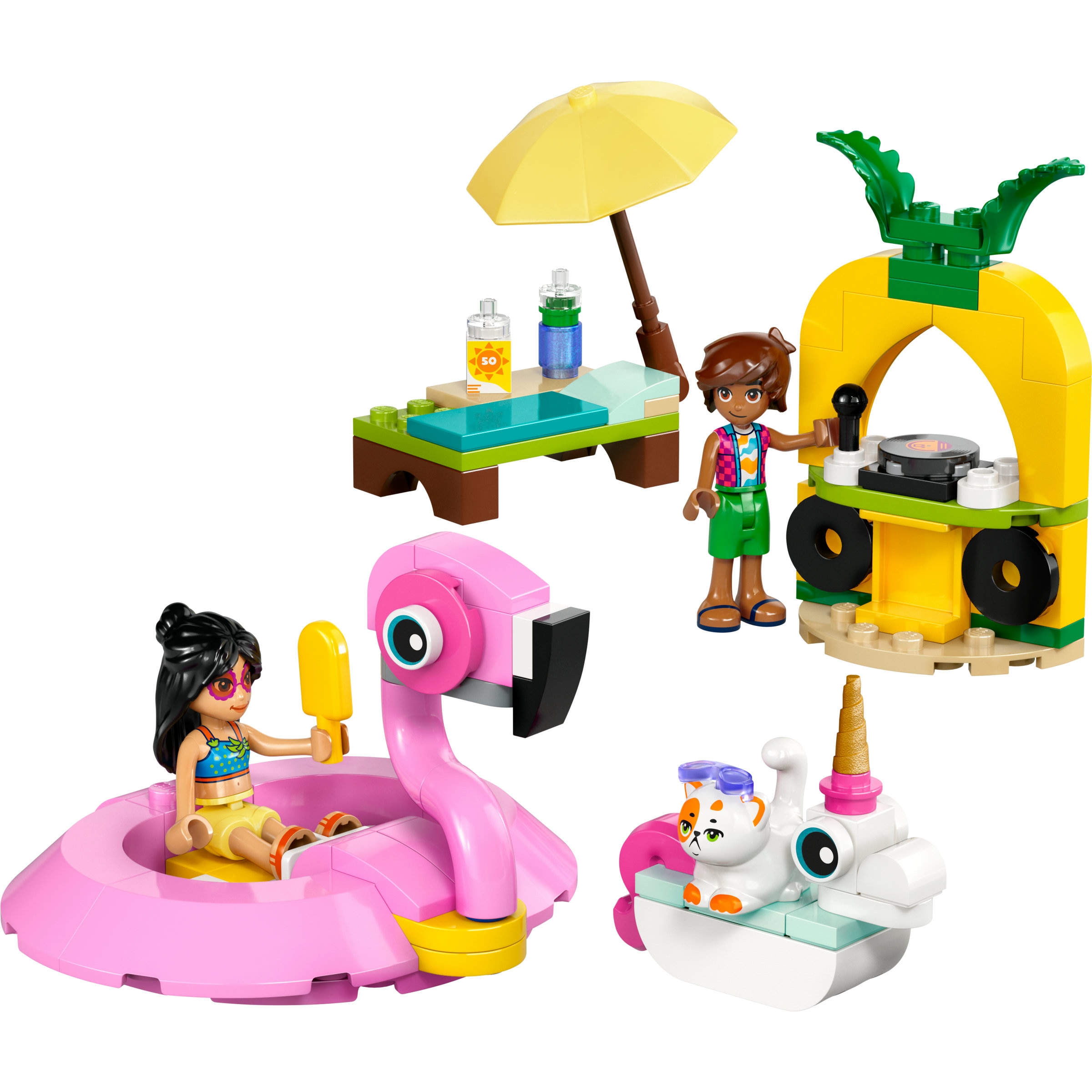 Juego de construcción Fiesta en la Piscina con Flamenco y Unicornio LEGO Friends - 42658 7