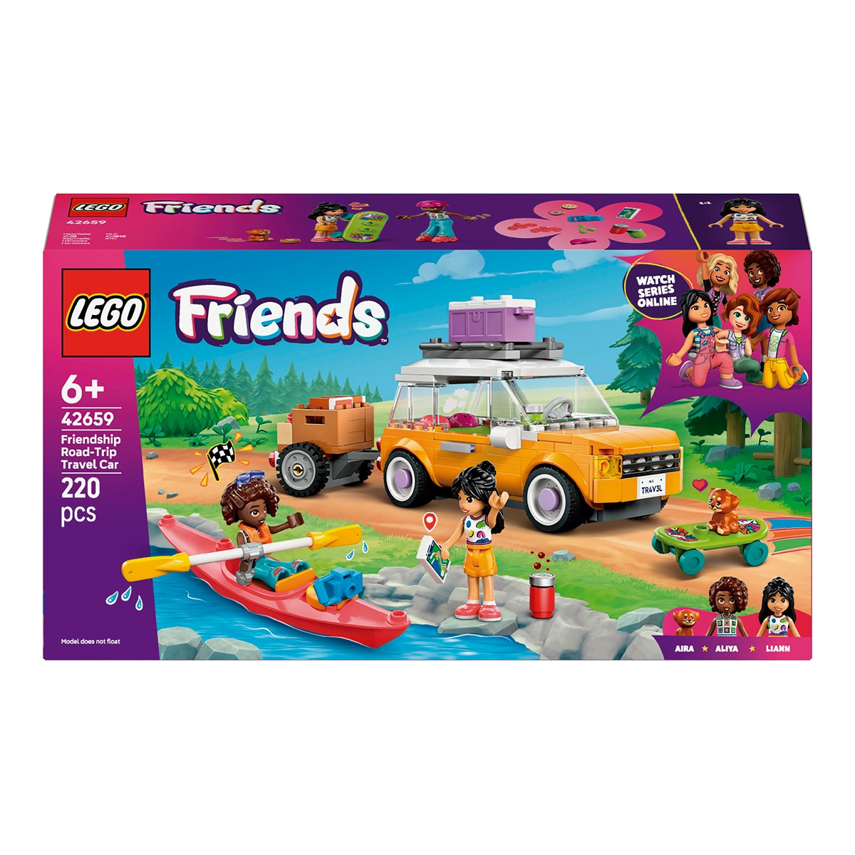 Imagen 0 de Juego de construcción Amistad: Excursión en Coche por Carretera LEGO Friends - 42659
