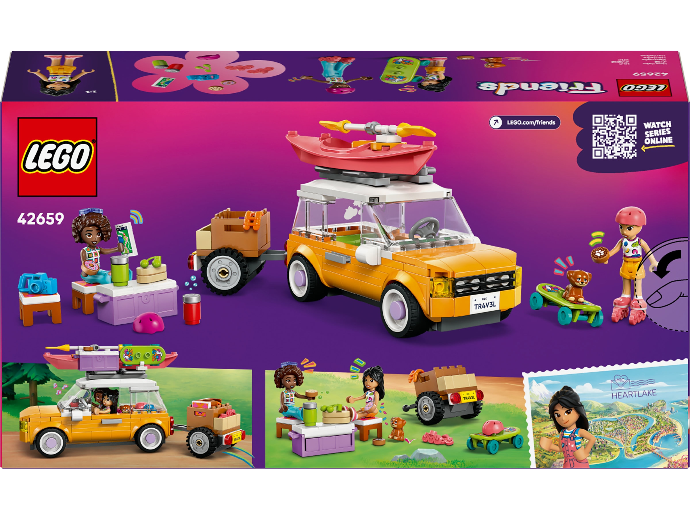 Juego de construcción Amistad: Excursión en Coche por Carretera LEGO Friends - 42659 8