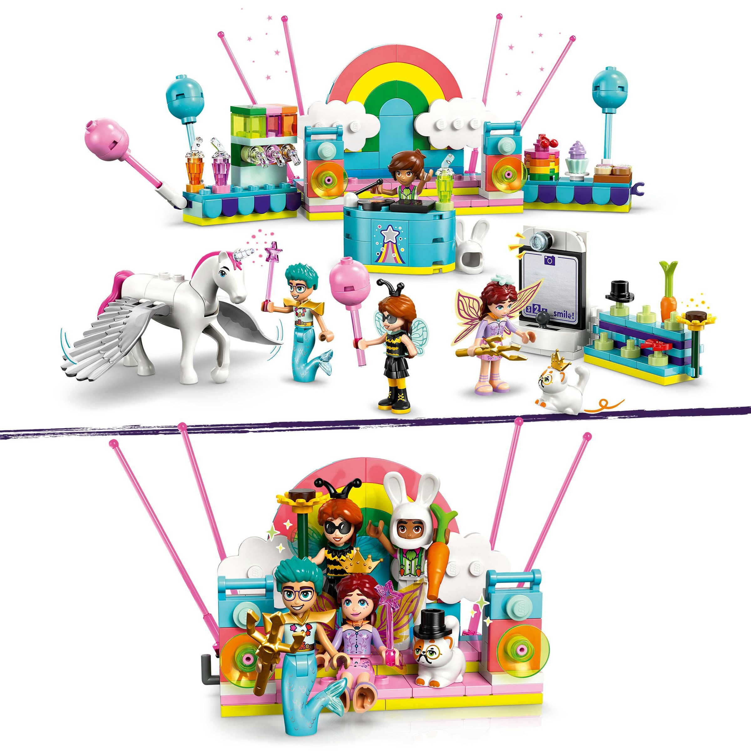 Juego de construcción Fiesta de Disfraces con Unicornio y Hada LEGO Friends - 42661 4